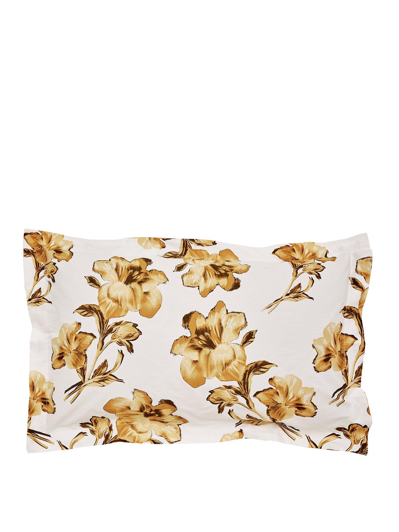 Image 2 of 5 of Ted Baker Midnight Garden Cover Set 100% Cotton Ochre