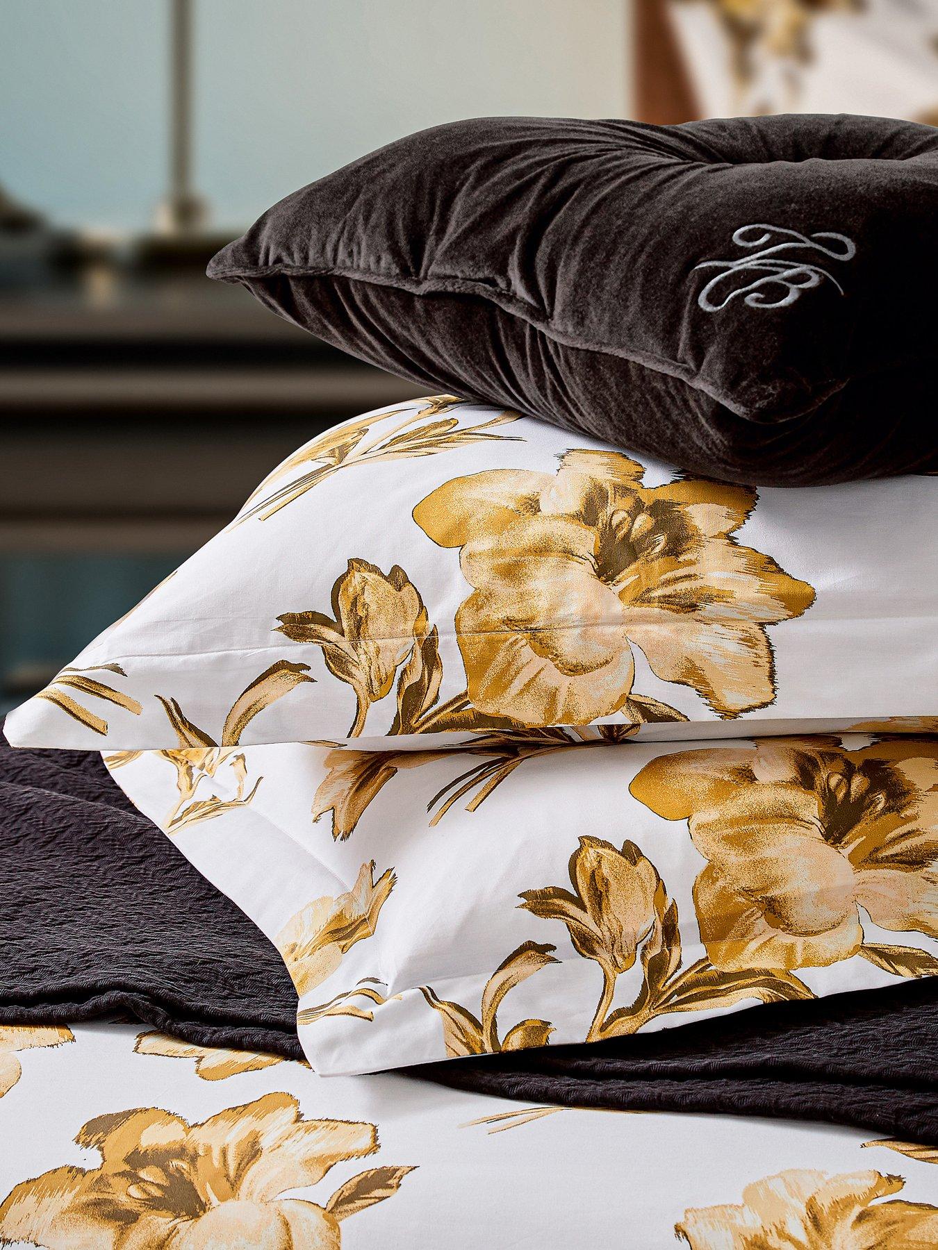 Image 5 of 5 of Ted Baker Midnight Garden Cover Set 100% Cotton Ochre