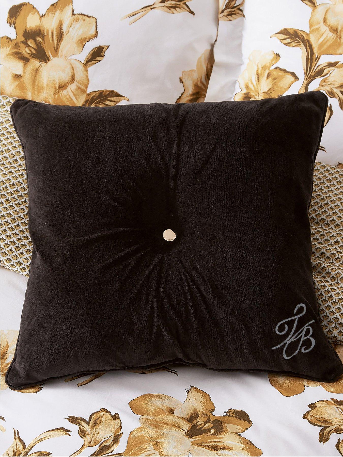 Image 4 of 5 of Ted Baker Tb Branded Button Cushion 50X50Cm