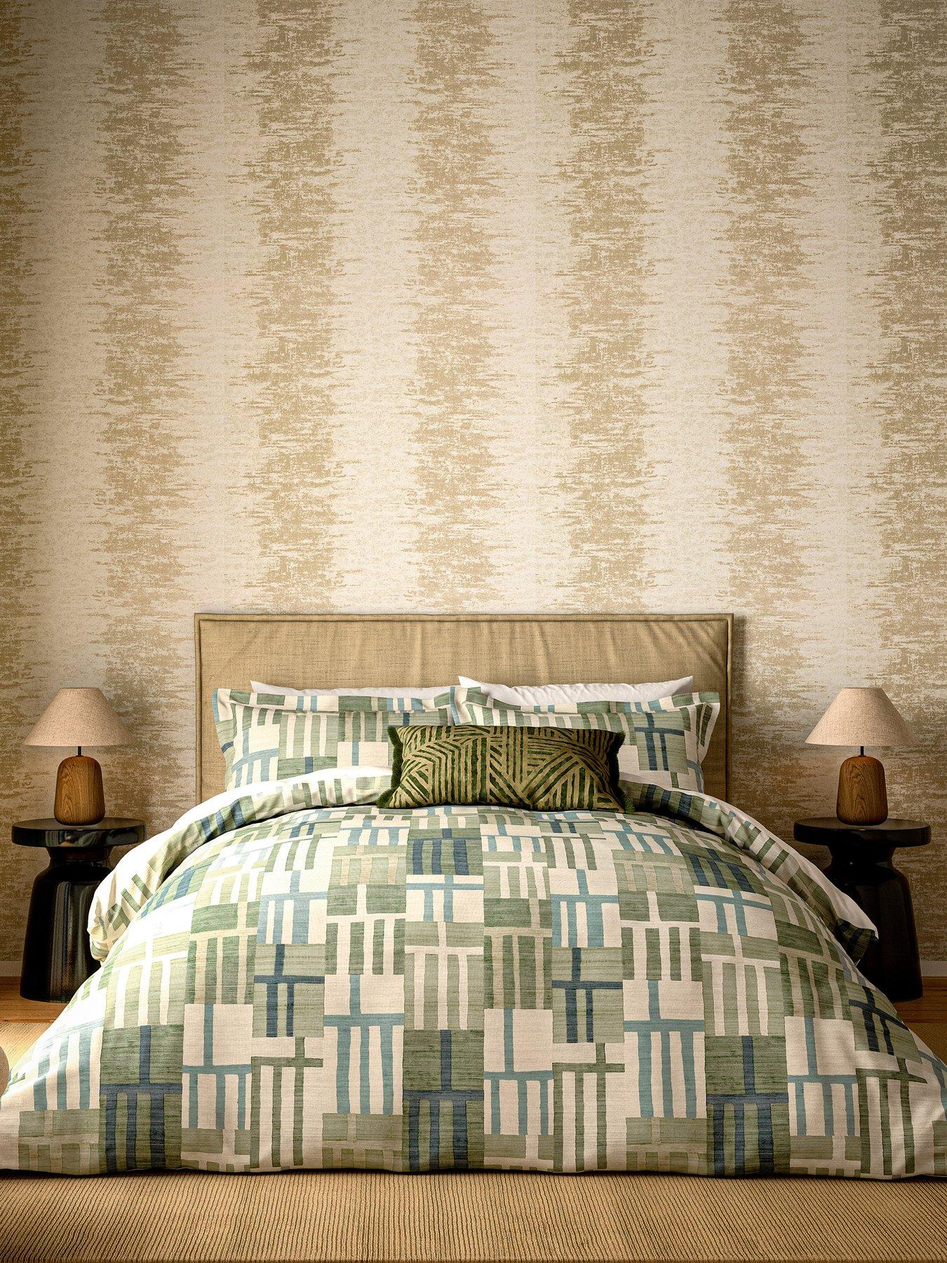 Harlequin Monolith Cover Set 100% Cotton Jade