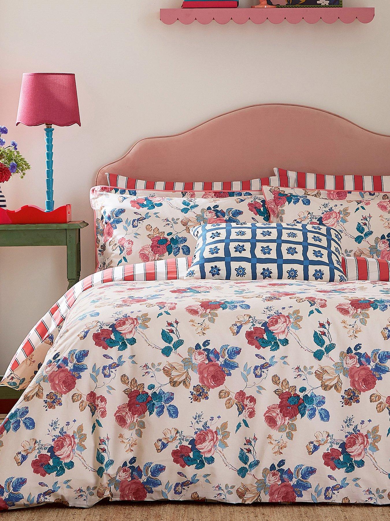 Land & Shore Alec Cover Set 100% Cotton Blue / Red