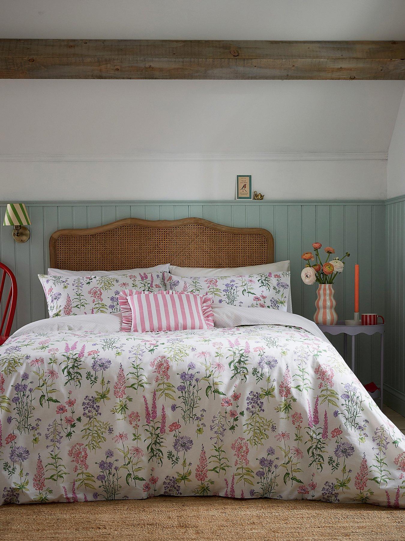 Image 1 of 5 of Helena Springfield Meadow Flower - Print Cover Set 100% Cotton Multi