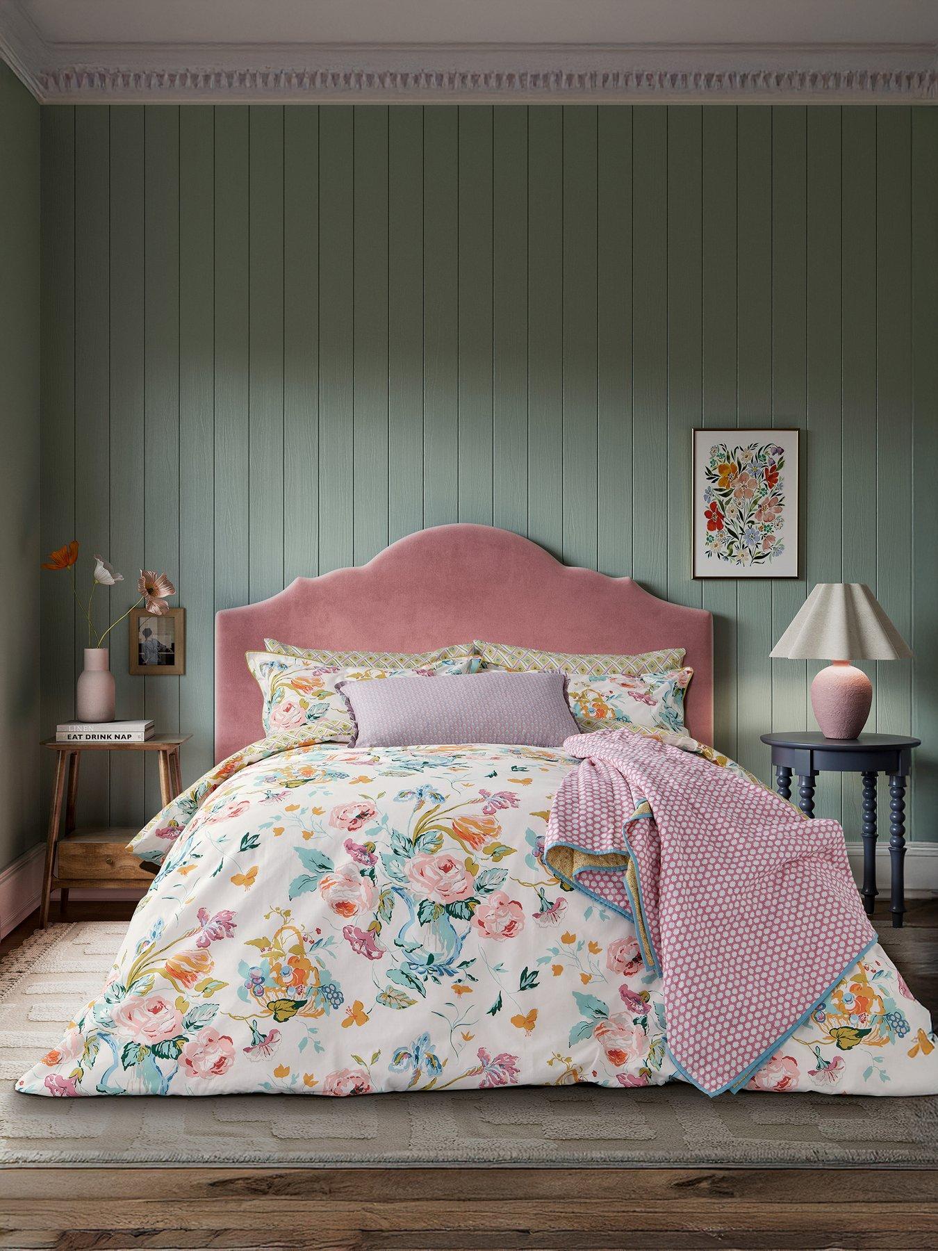  image of land-shore-bloom-cover-set-100-cotton-multi