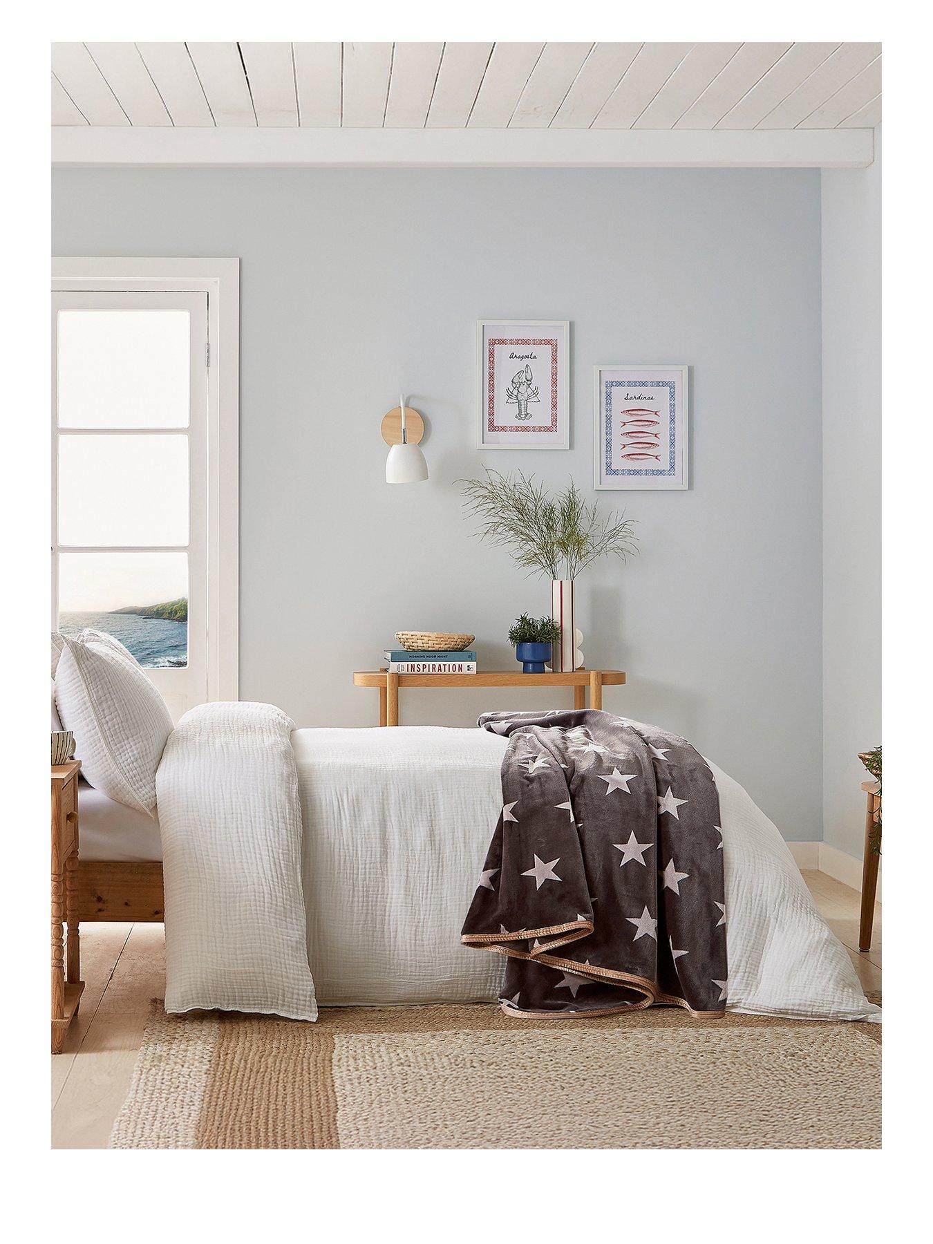 Image 2 of 4 of Helena Springfield Muslin Cover Set 100% Cotton White
