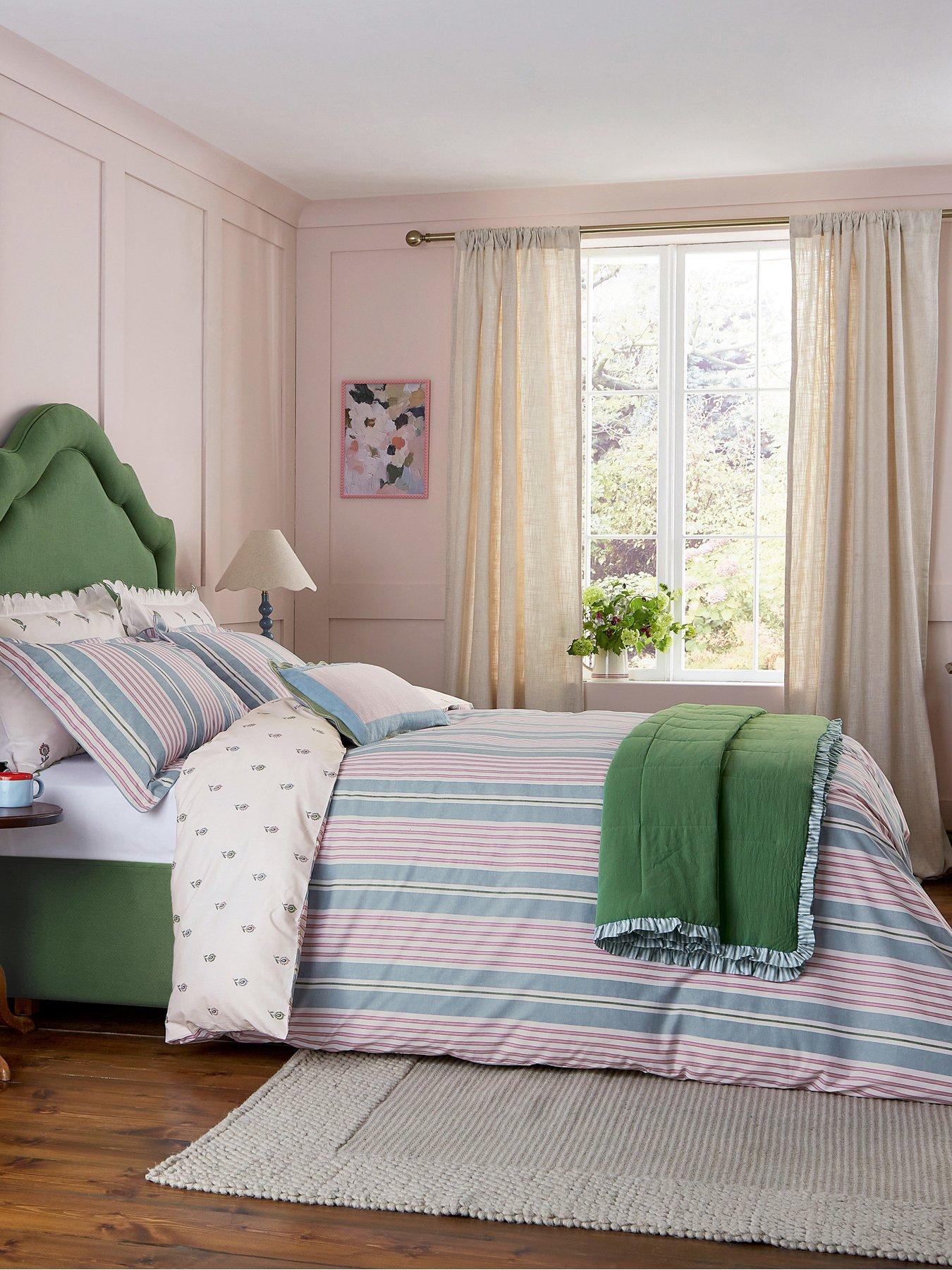 Joules Come Rain Or Shine Cover Set 100% Cotton Multi