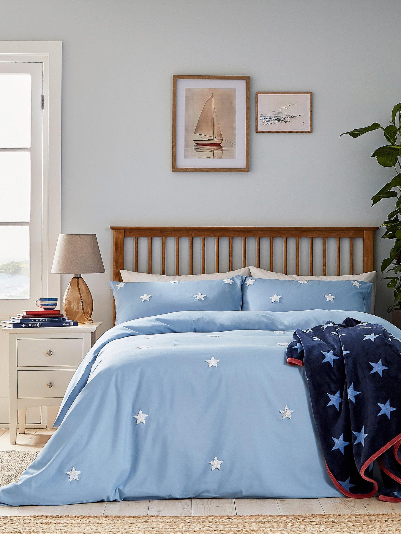 Image 1 of 5 of Helena Springfield Tufted Star Duvet Cover Set Silver
