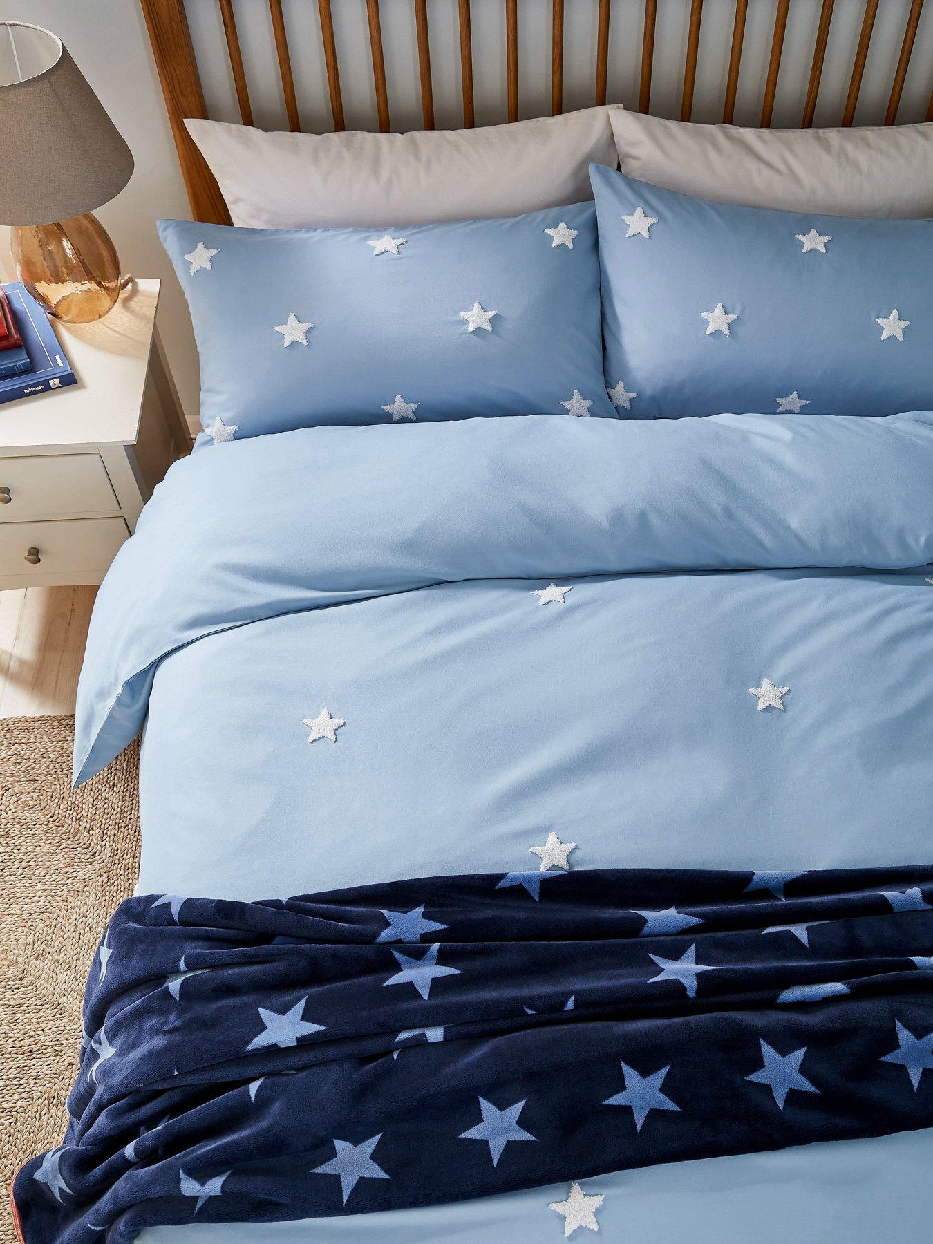 Image 3 of 5 of Helena Springfield Tufted Star Duvet Cover Set Silver