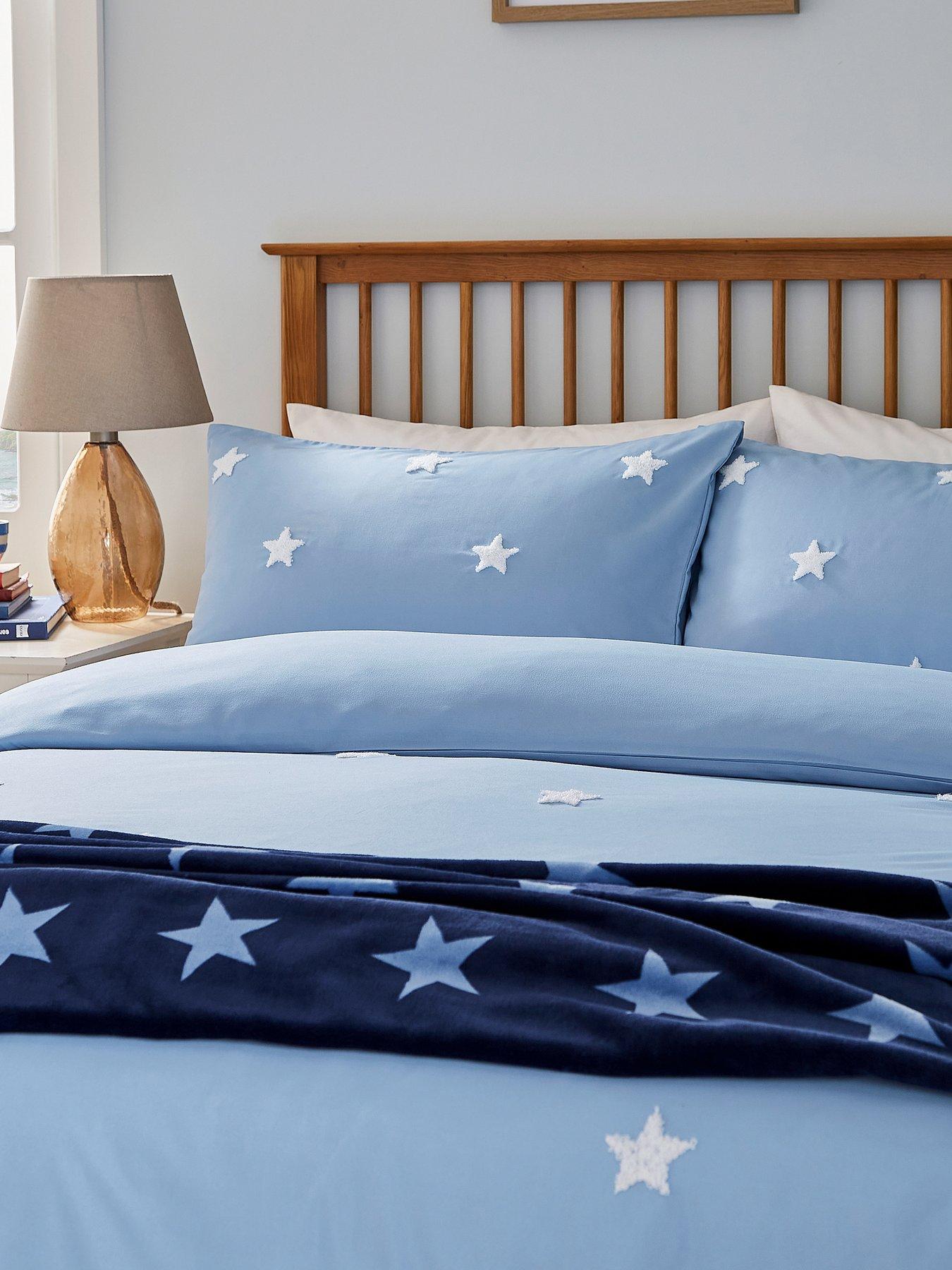 Image 4 of 5 of Helena Springfield Tufted Star Duvet Cover Set Silver