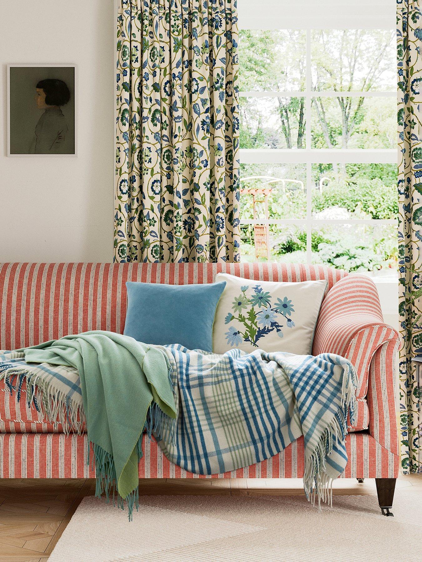 Land & Shore Picnic Check Throw 150X200 (Cm) Green