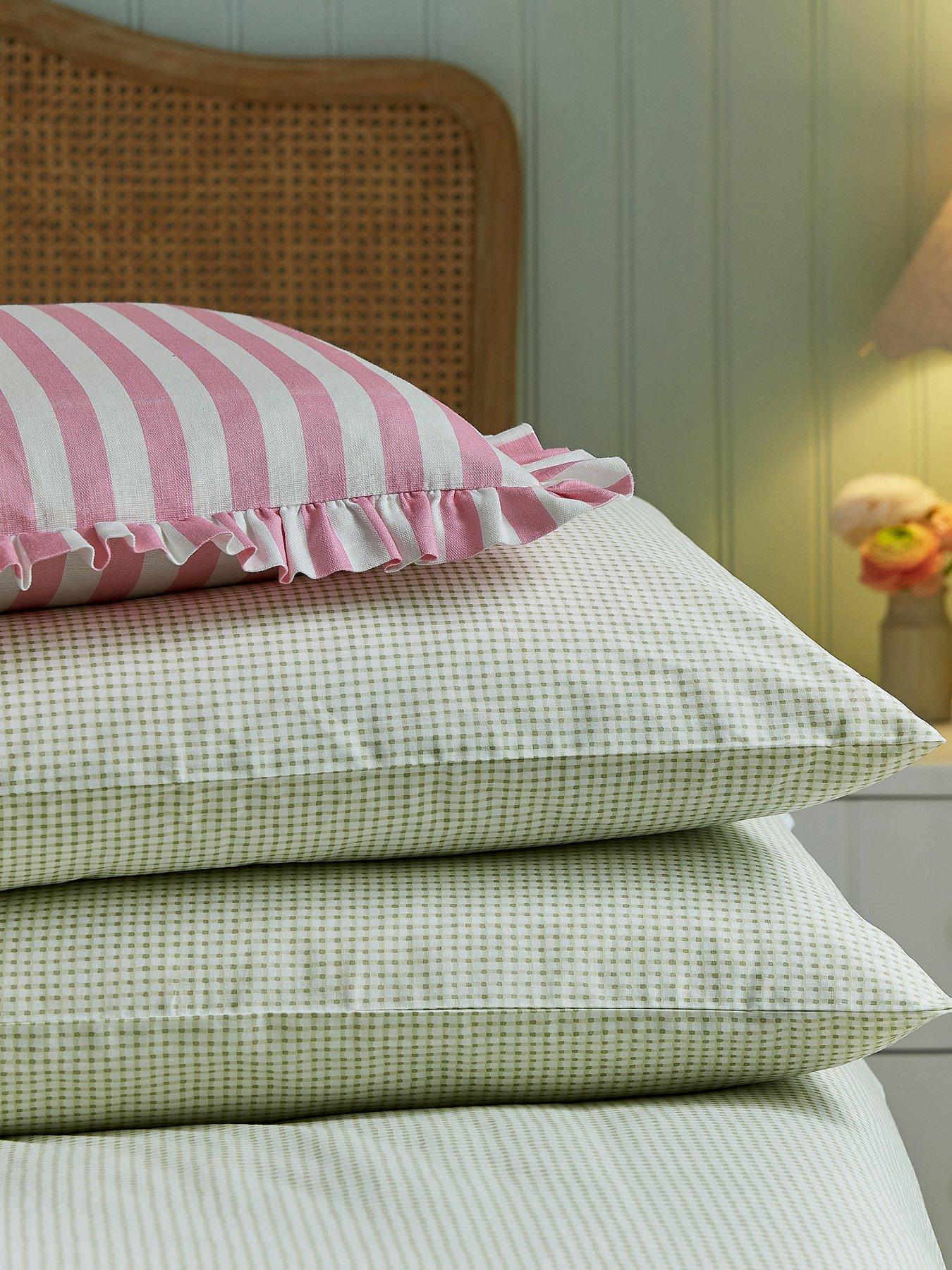  image of helena-springfield-gingham-print-duvet-cover-set