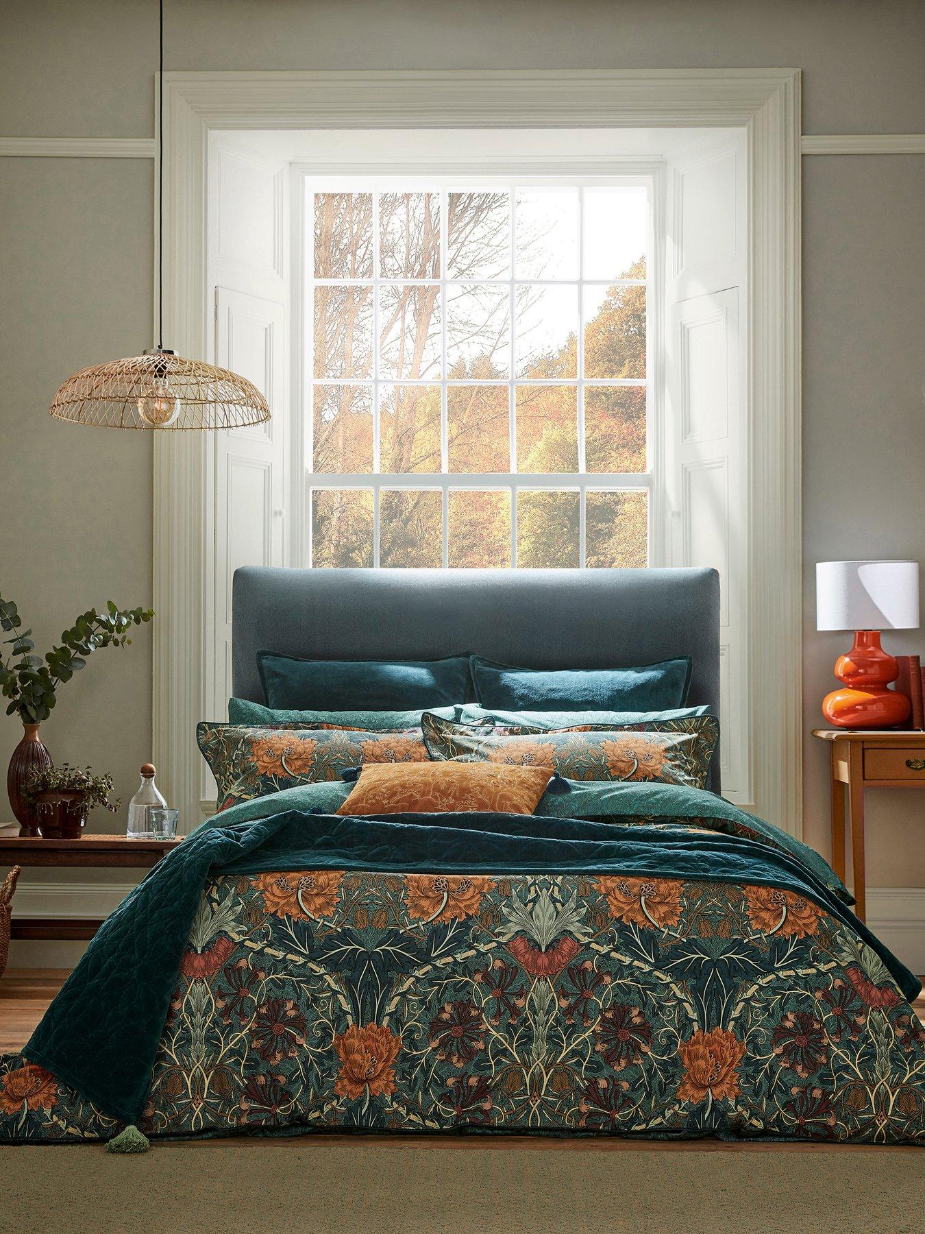 morris-co-honeysuckle-amp-tulip-cover-set-100-cotton-mulberry-amp-teal