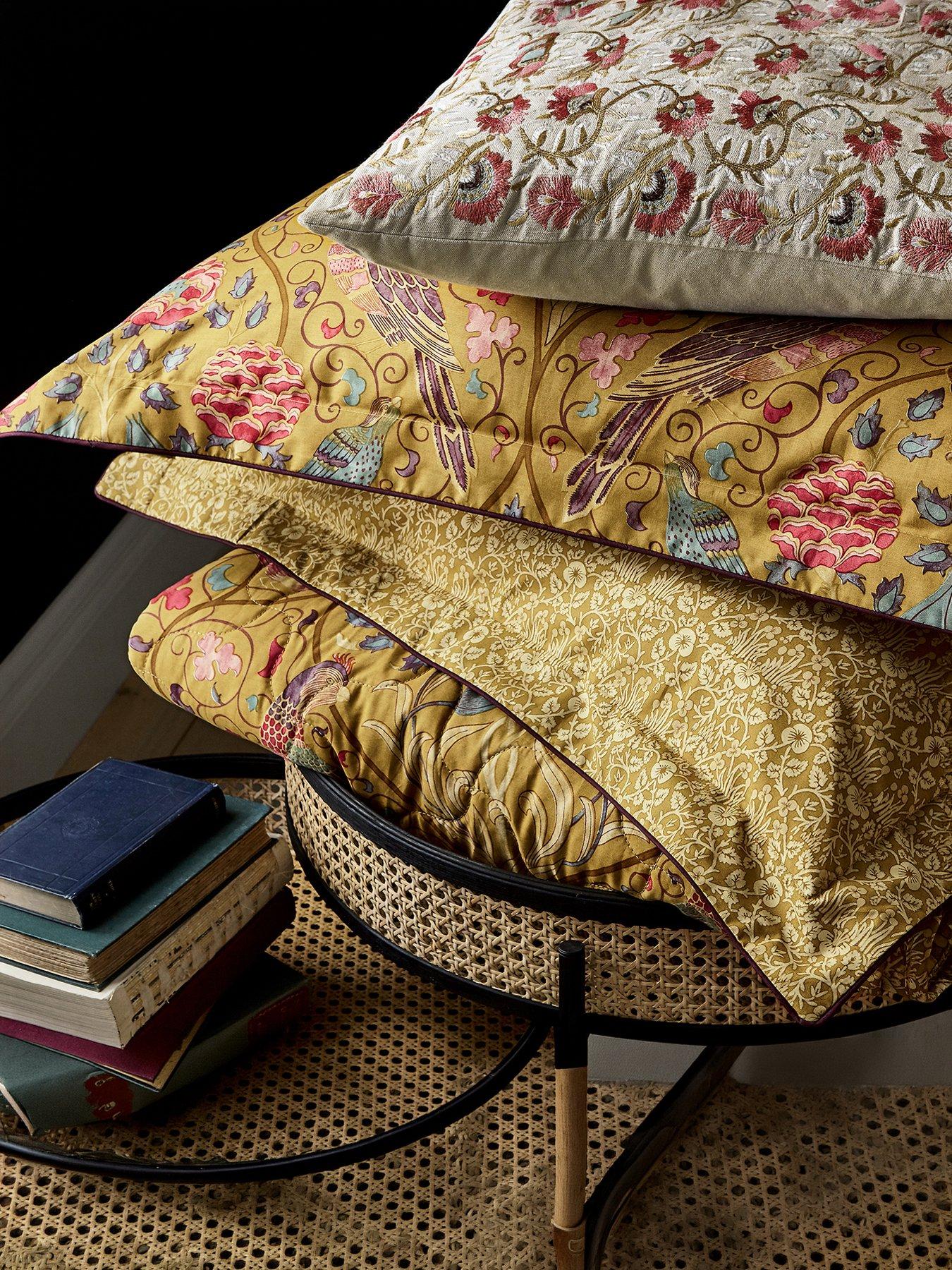 Morris & Co Seasons By May 100% Cotton Standard Pillowcase Pairs Saffron