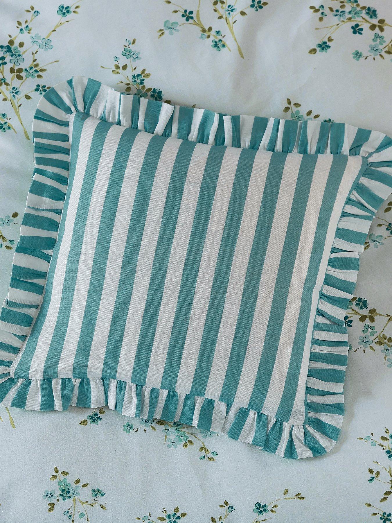Helena Springfield Candy Stripe - Cushion 40X40 (Cm) Aqua