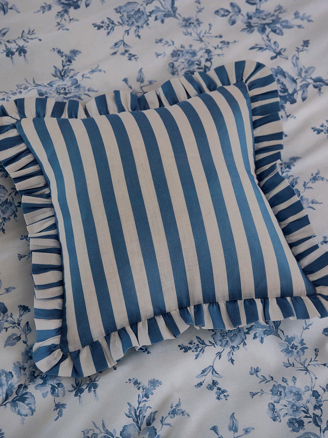Helena Springfield Candy Stripe - Cushion 40X40 (Cm) Blue