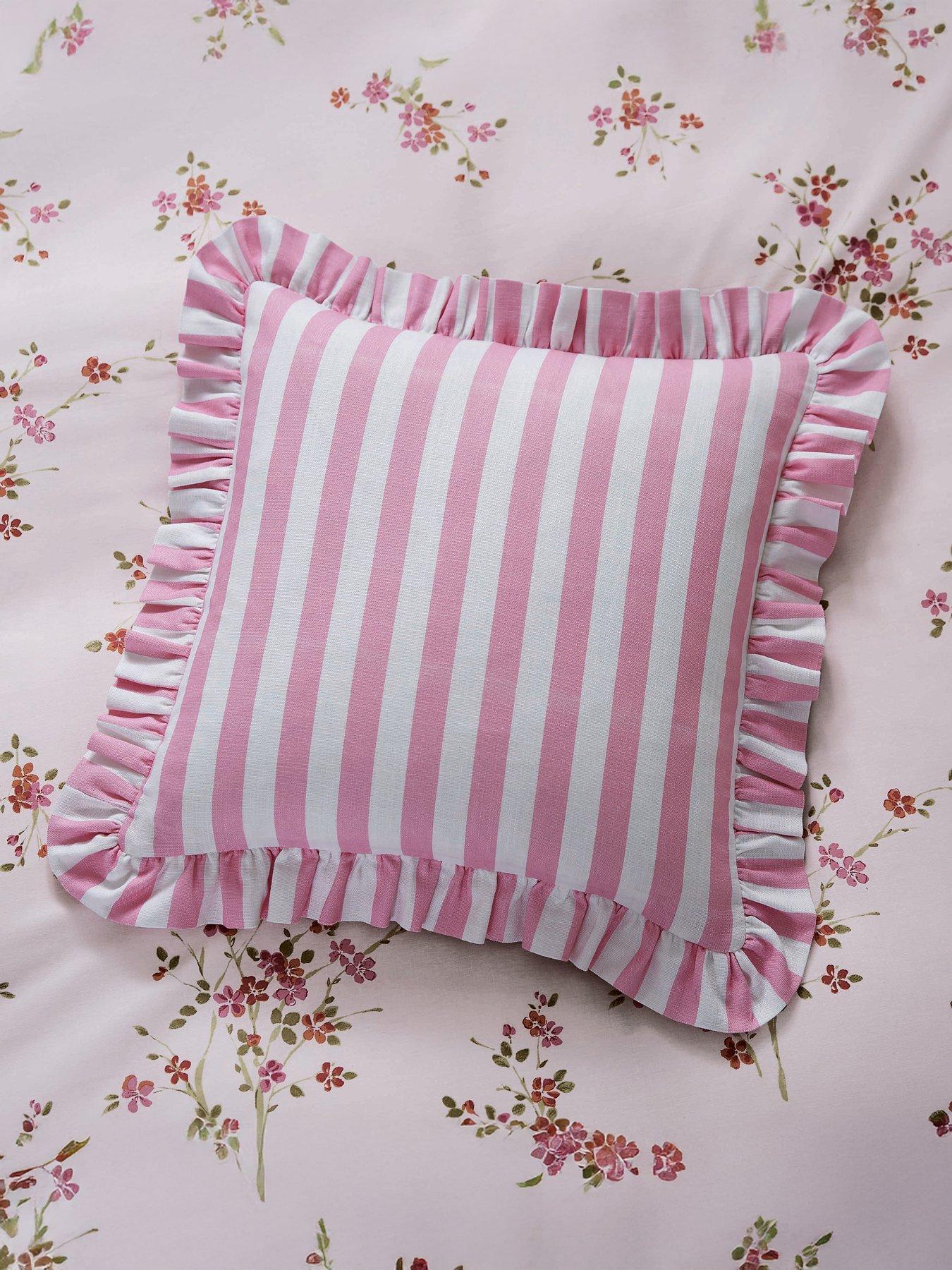 Helena Springfield Candy Stripe - Cushion 40X40 (Cm) Pink