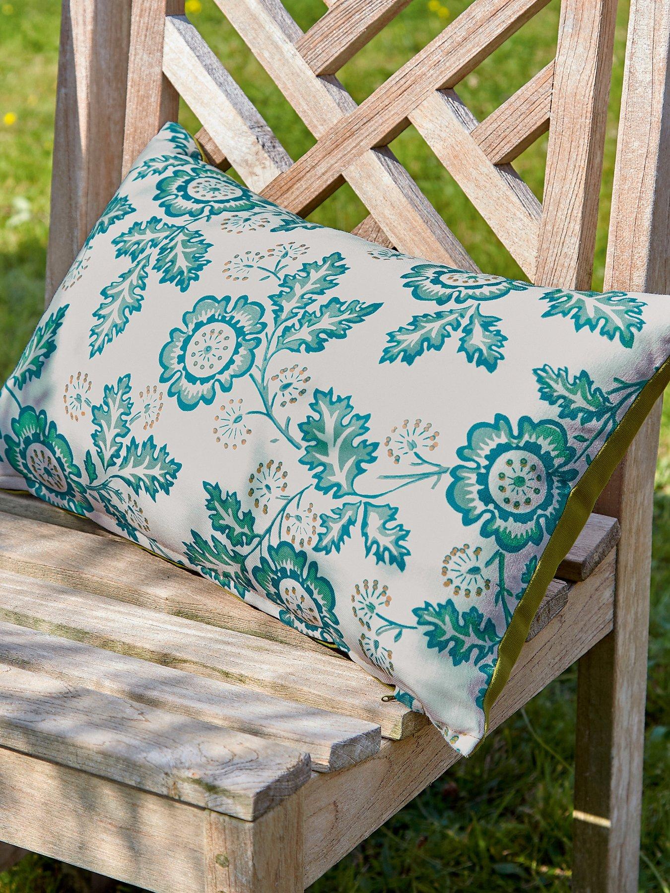 Image 1 of 3 of Land & Shore River Outdoor Cushions 50X30Cm Green