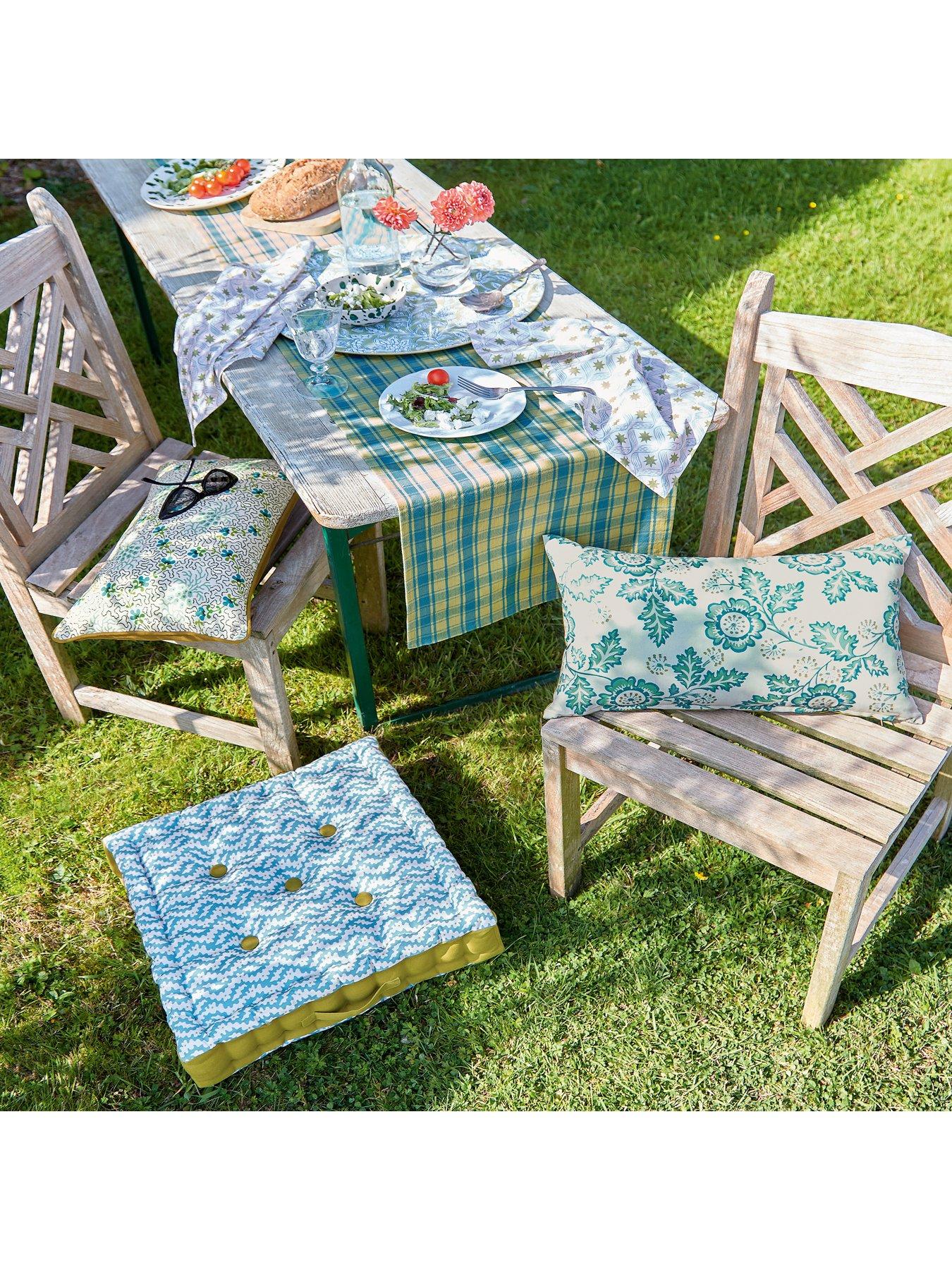 Image 3 of 3 of Land & Shore River Outdoor Cushions 50X30Cm Green