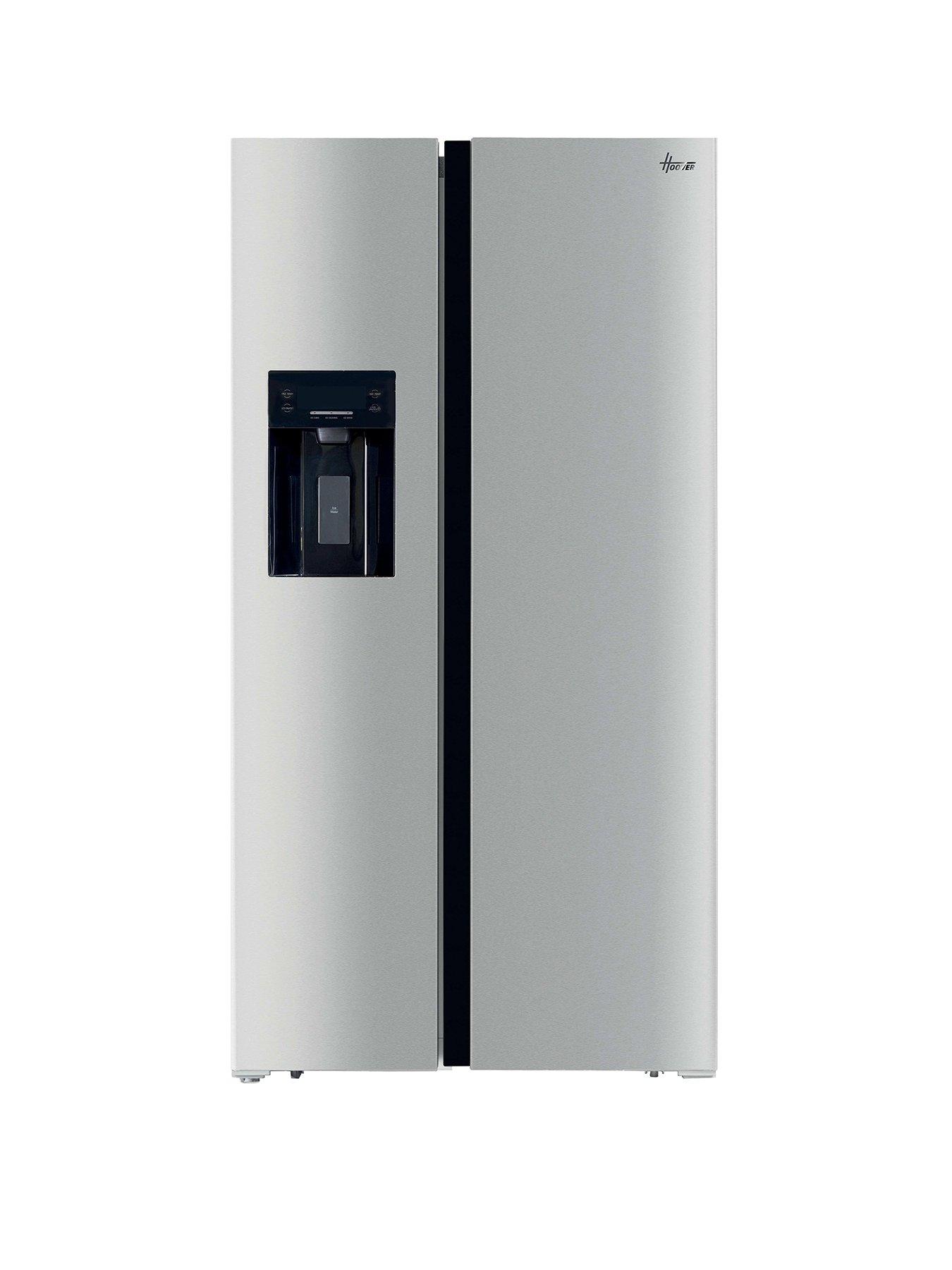 Hoover Hoover HOSS3T918EIXK Non-Plumbed Water  &  Ice American Fridge Freezer - Inox - E Rated