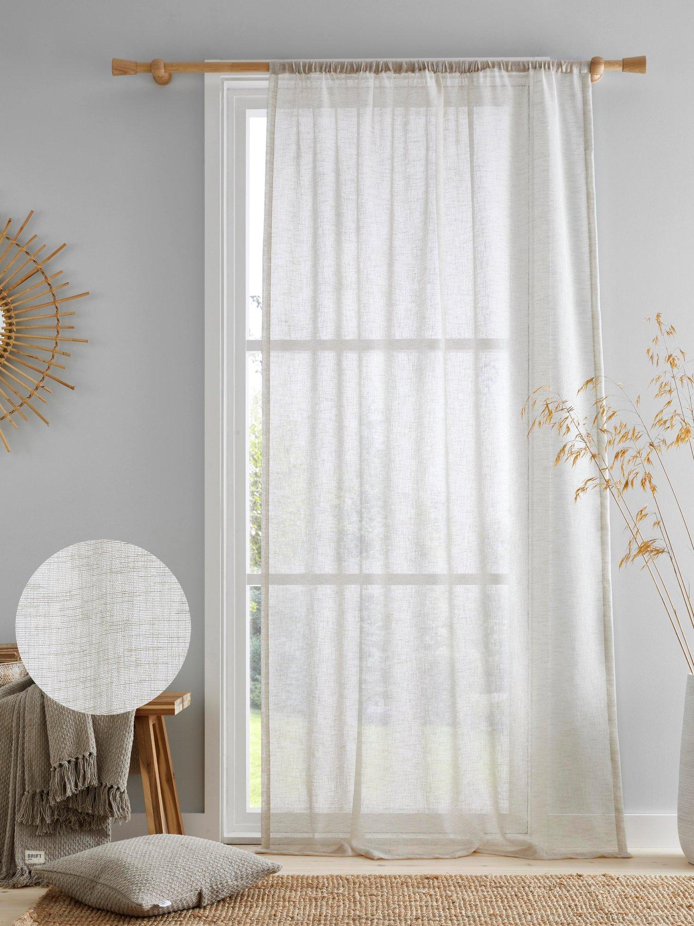 Image 3 of 3 of Drift Home Kayla Plain Woven Voile Panel