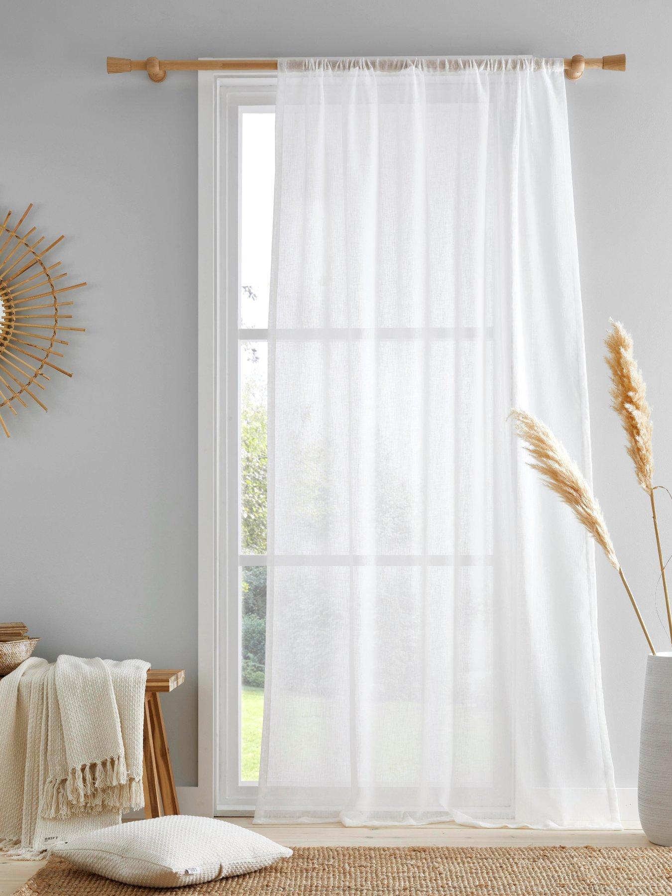 Drift Home Kayla Plain Woven Voile Panel