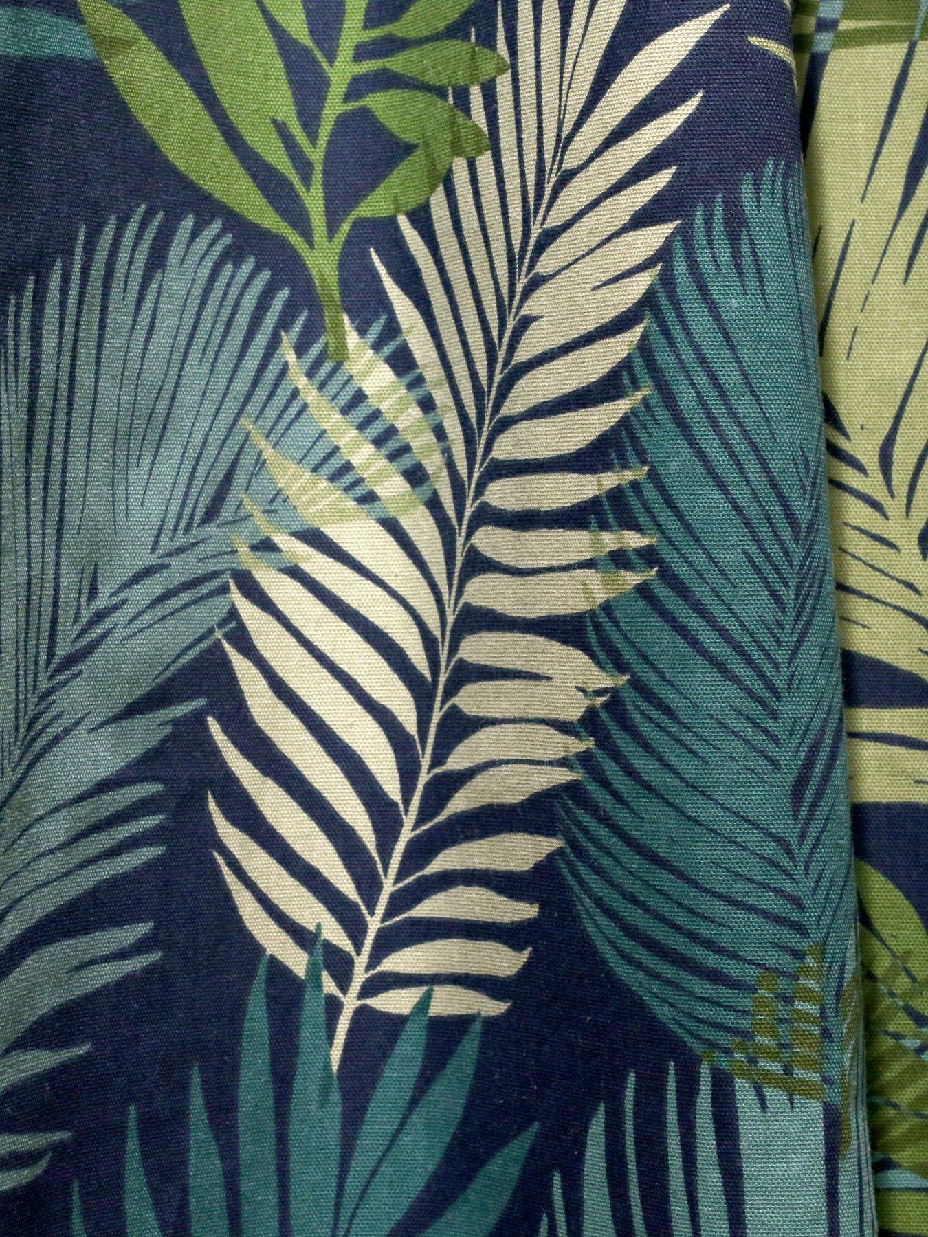 Image 3 of 4 of Fusion Tropical Eyelet Curtains In Multi