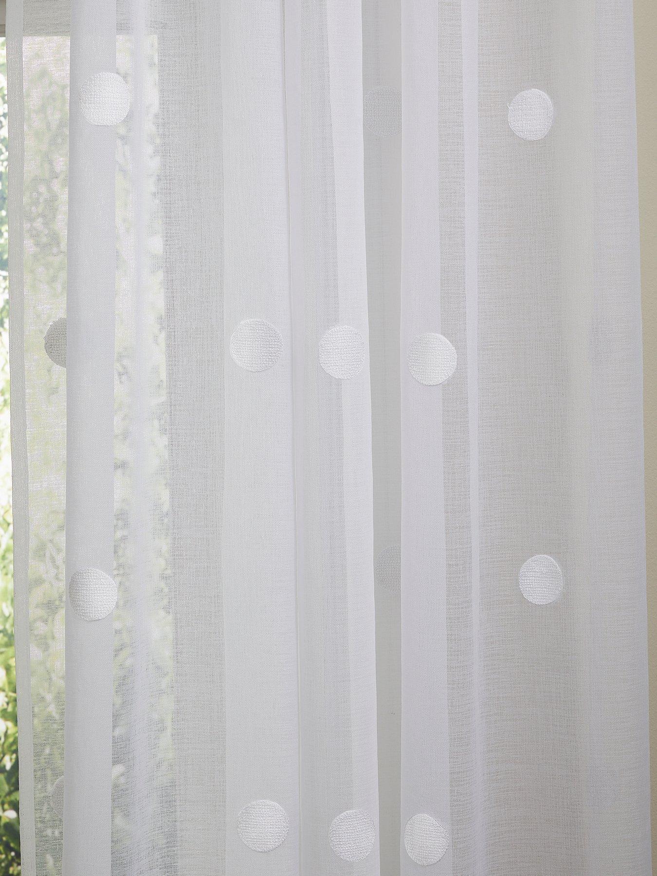  image of appletree-zara-voile-panel-in-white