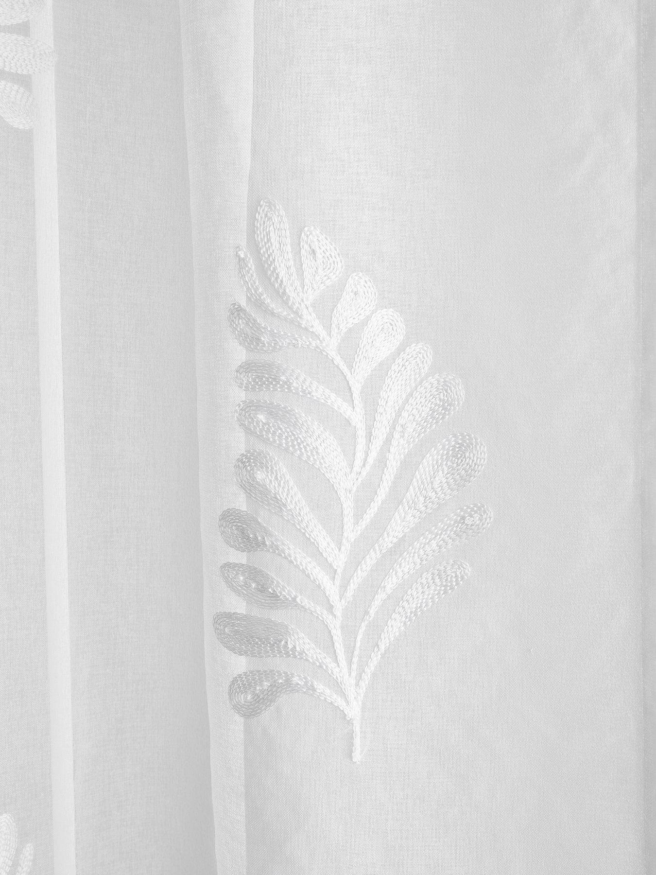 Image 3 of 3 of Appletree Leaf Embroidery Voile Panel