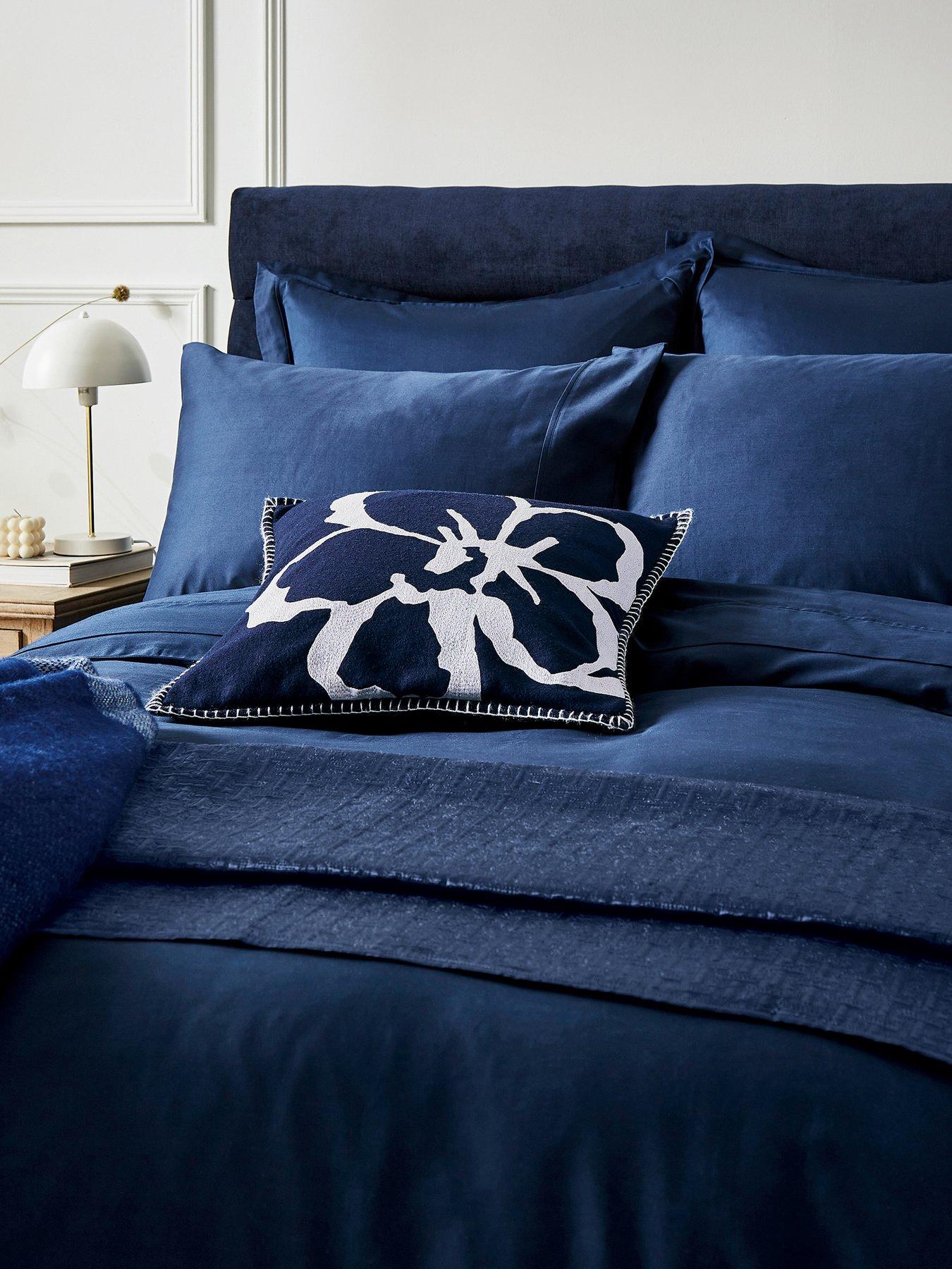 Image 1 of 6 of Ted Baker Plain Dye 100% Cotton Standard Pillow Case
