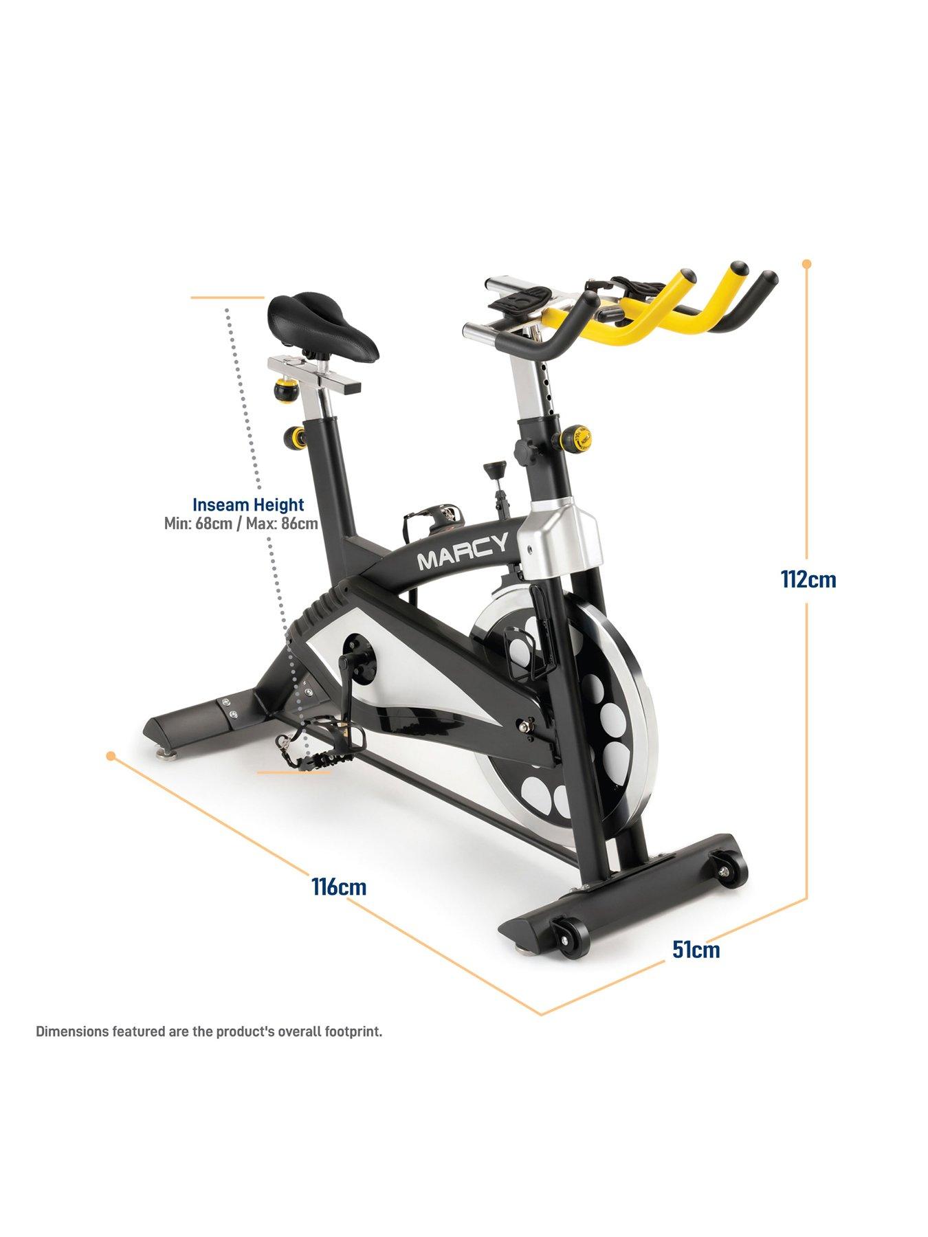  image of marcy-7038-upright-premium-studio-bike