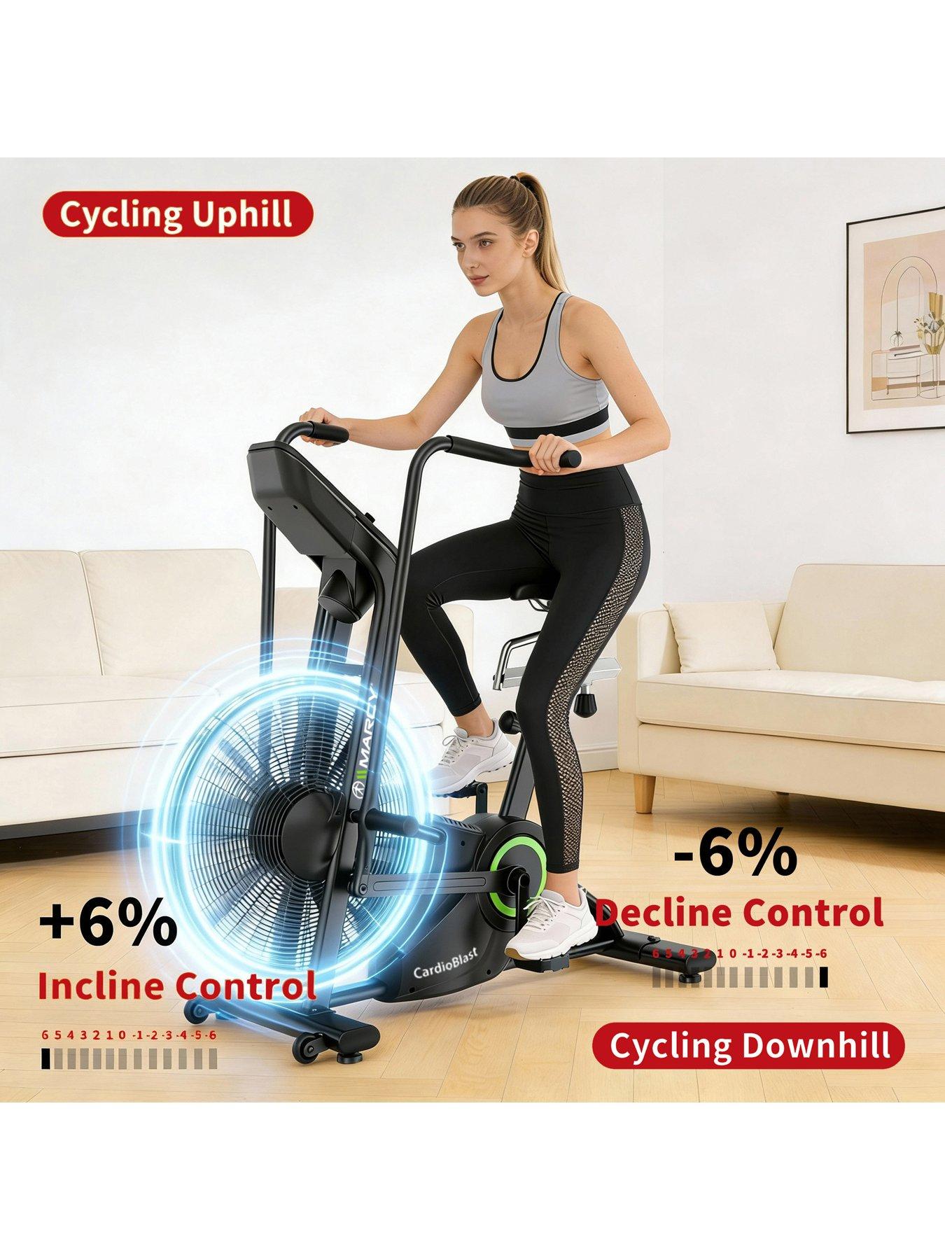 Image 3 of 7 of Marcy Cardioblast Premium Home Assault Exercise Bike