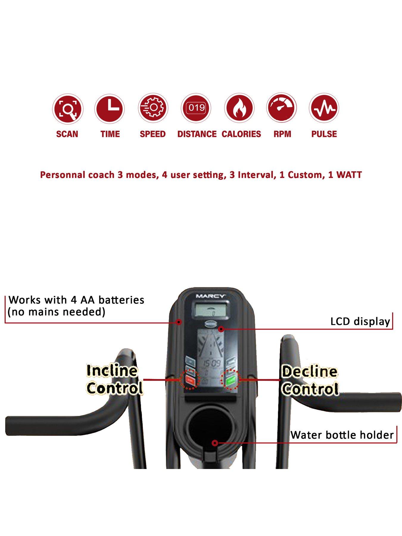 Image 6 of 7 of Marcy Cardioblast Premium Home Assault Exercise Bike