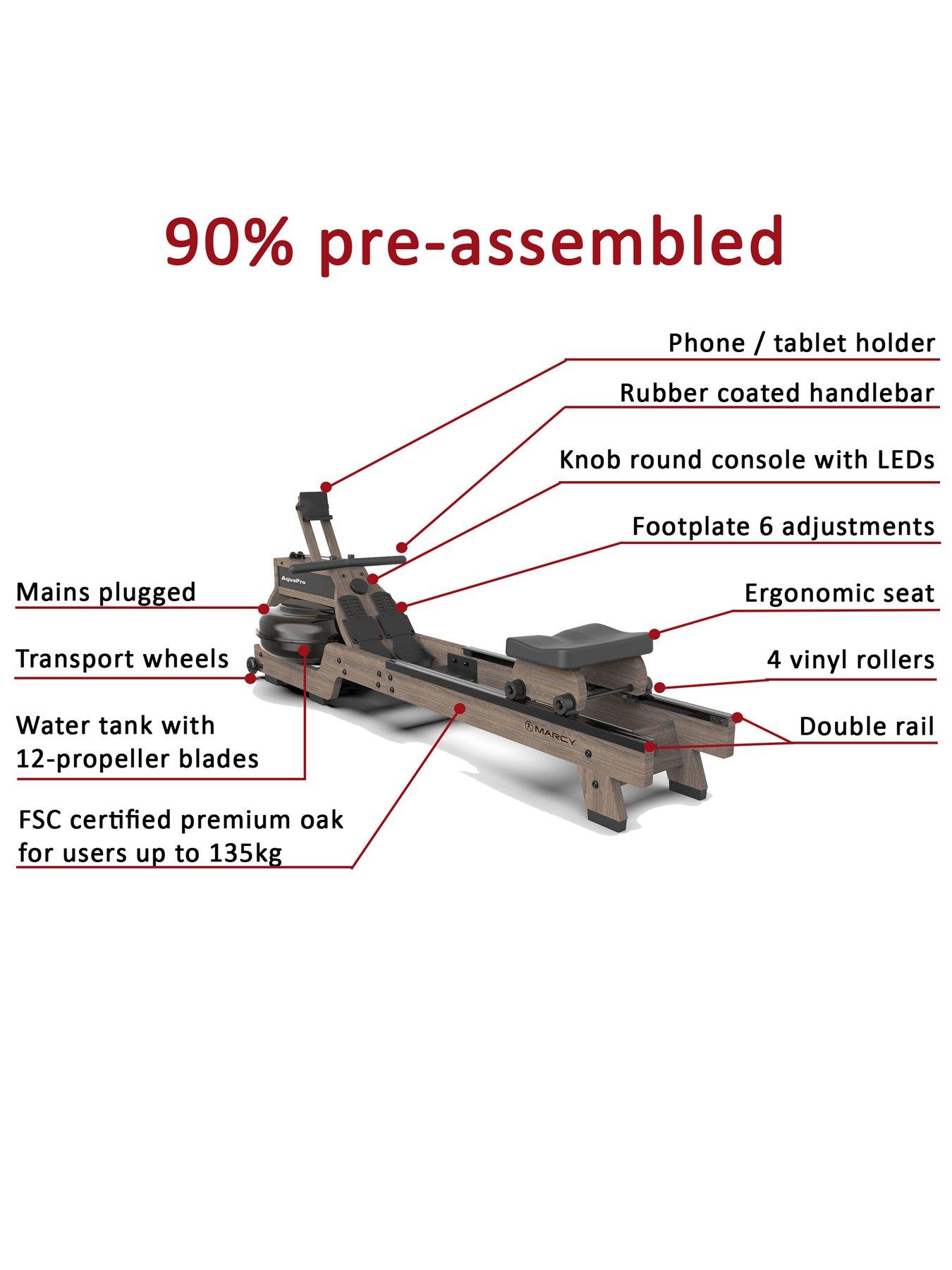  image of marcy-aquapro-hydro-rower