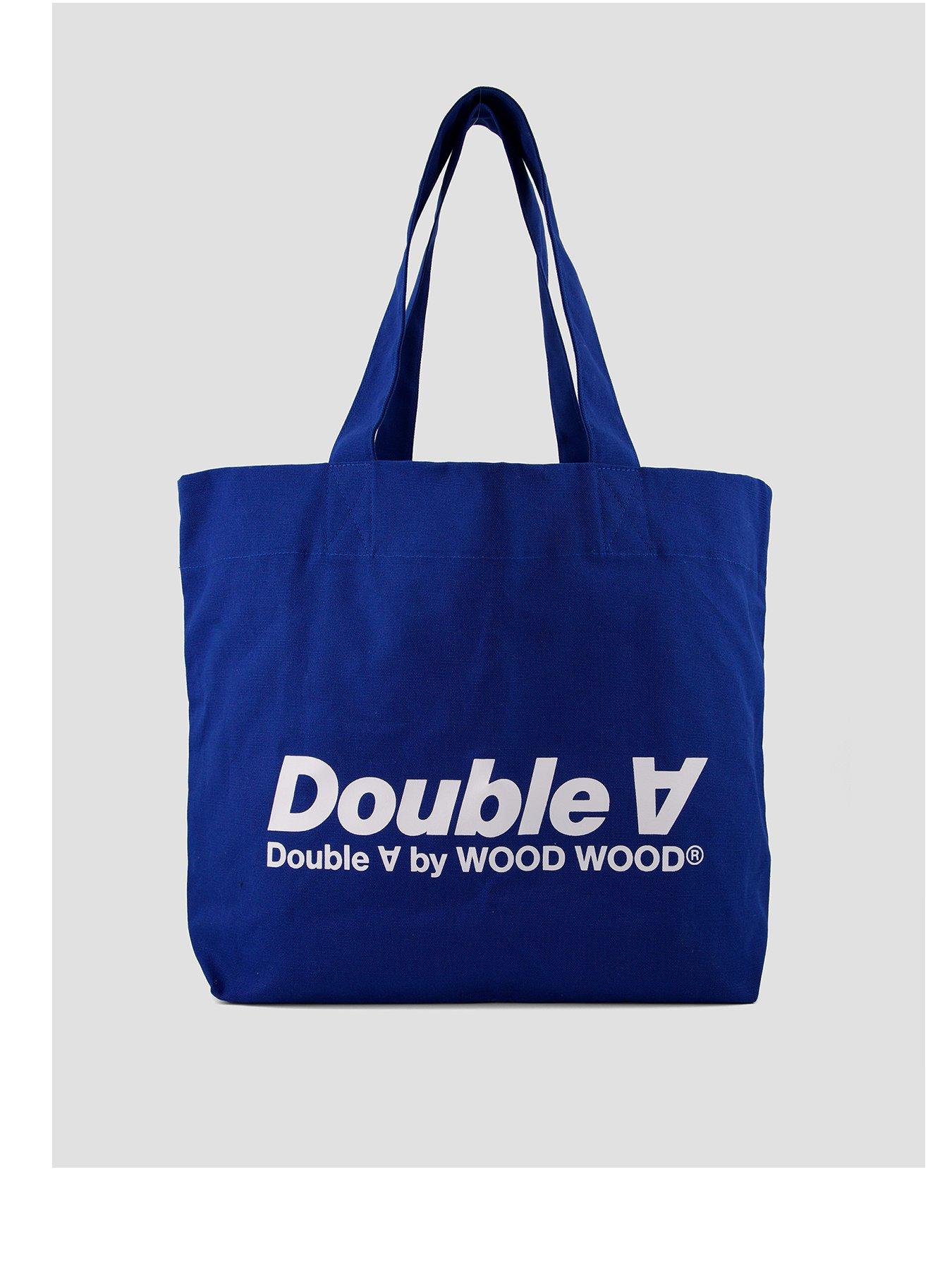 Image 1 of 4 of Double A by Wood Wood Conner Logo Tote - Bright Blue