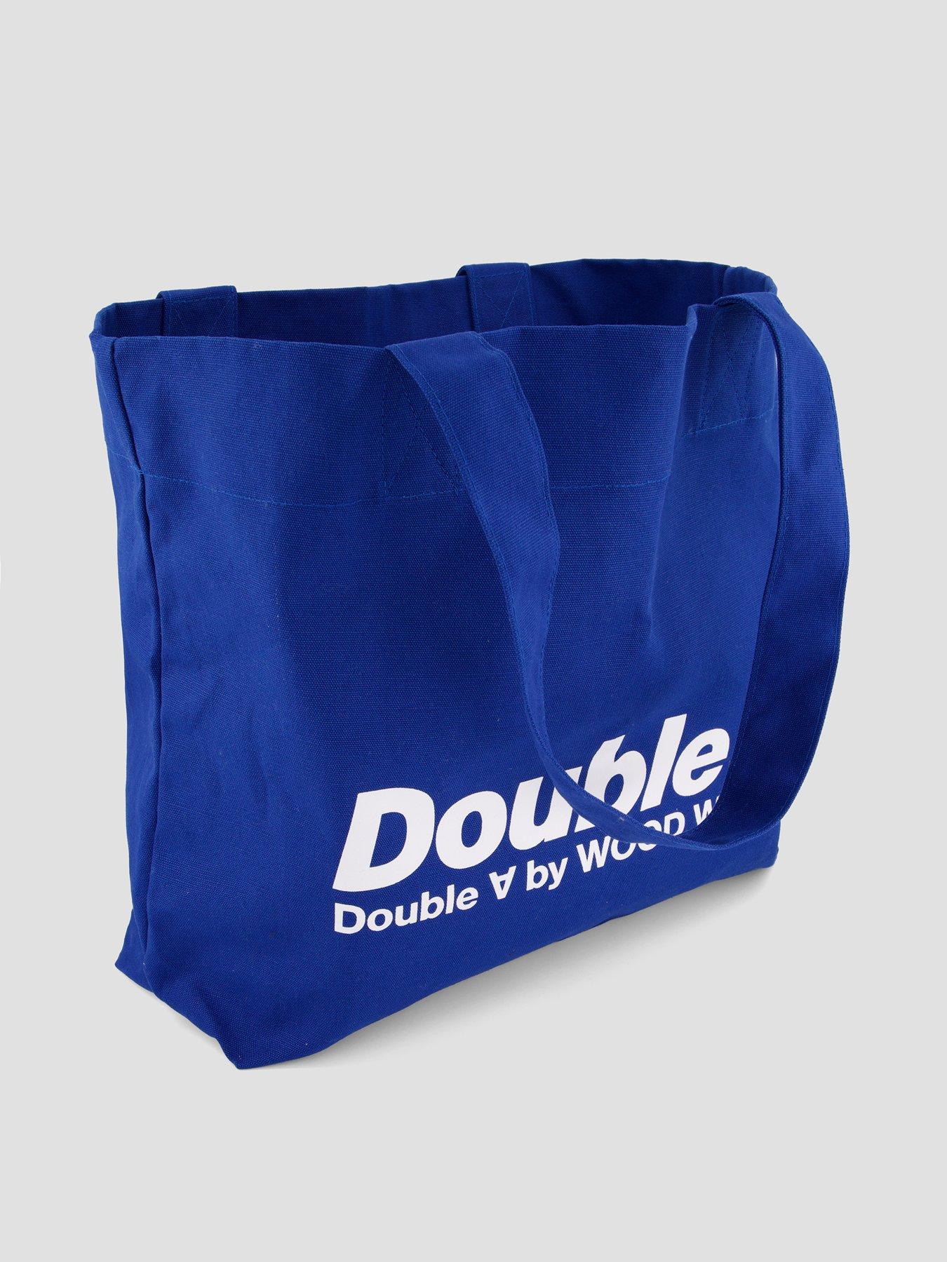 Image 2 of 4 of Double A by Wood Wood Conner Logo Tote - Bright Blue