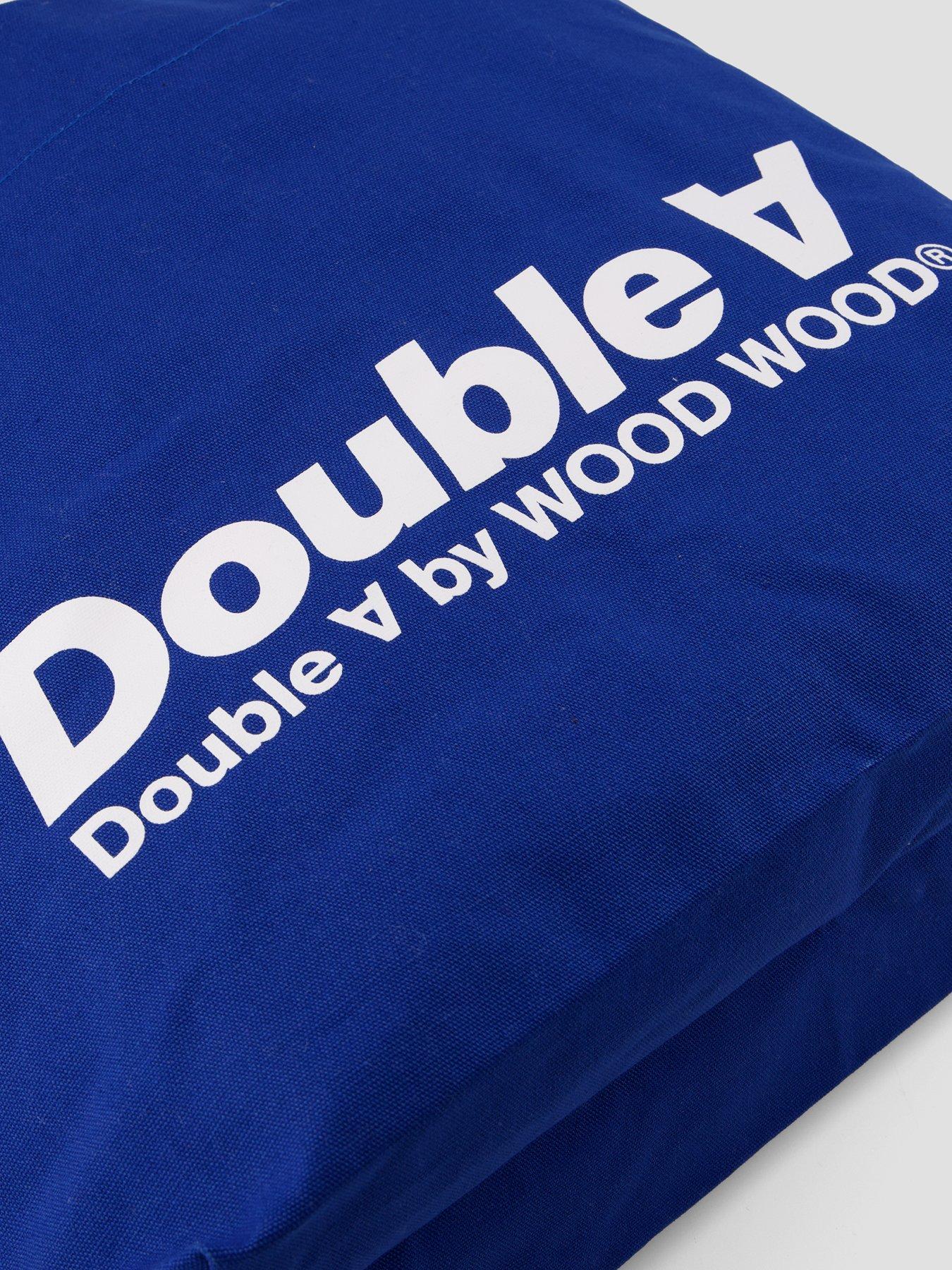 Image 3 of 4 of Double A by Wood Wood Conner Logo Tote - Bright Blue