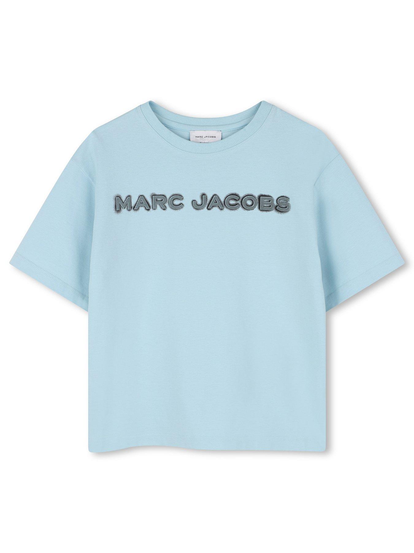 MARC JACOBS Boys Short Sleeve T-shirt - Light Blue