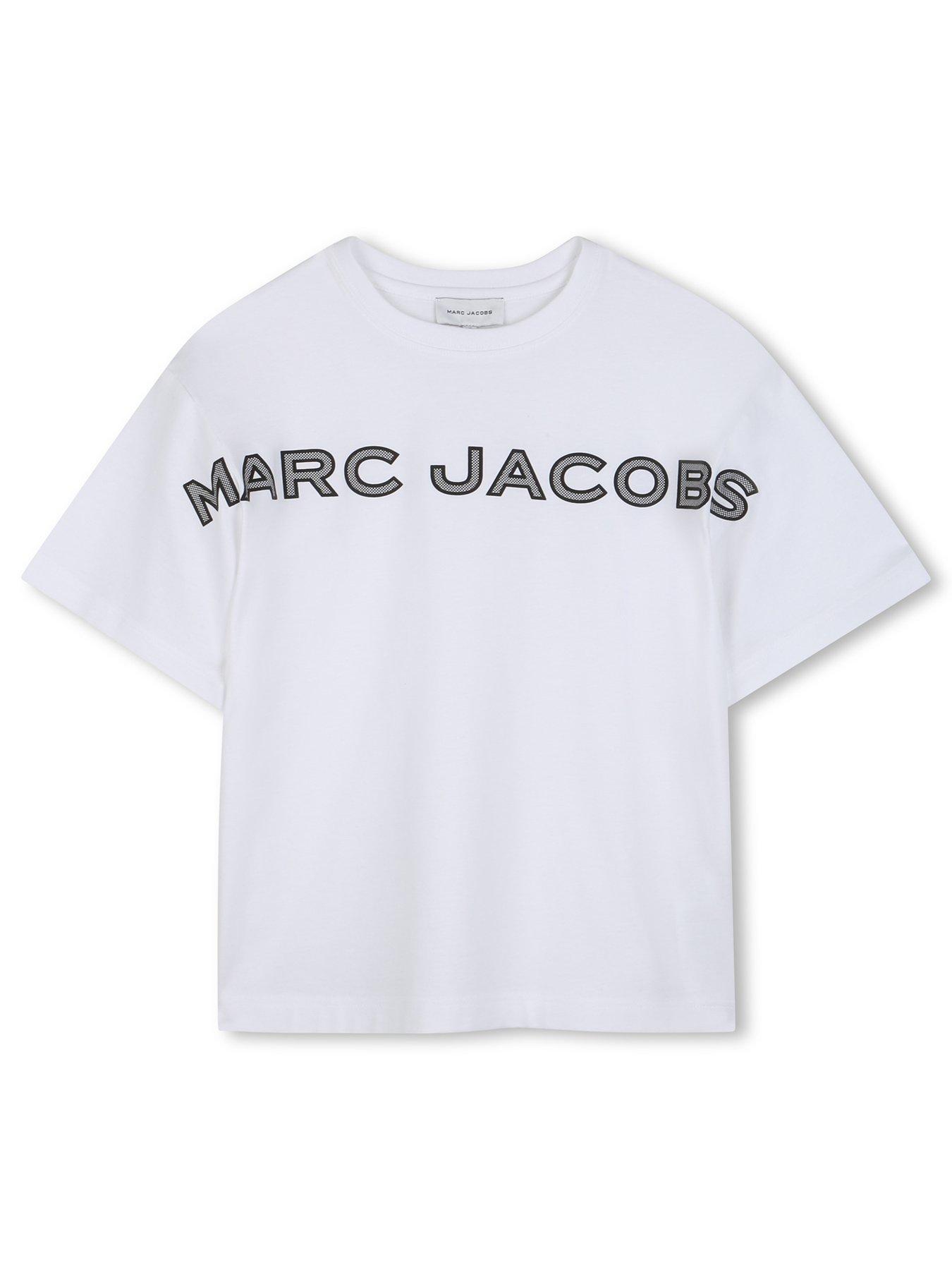 MARC JACOBS Boys Logo Short Sleeve T-shirt - White