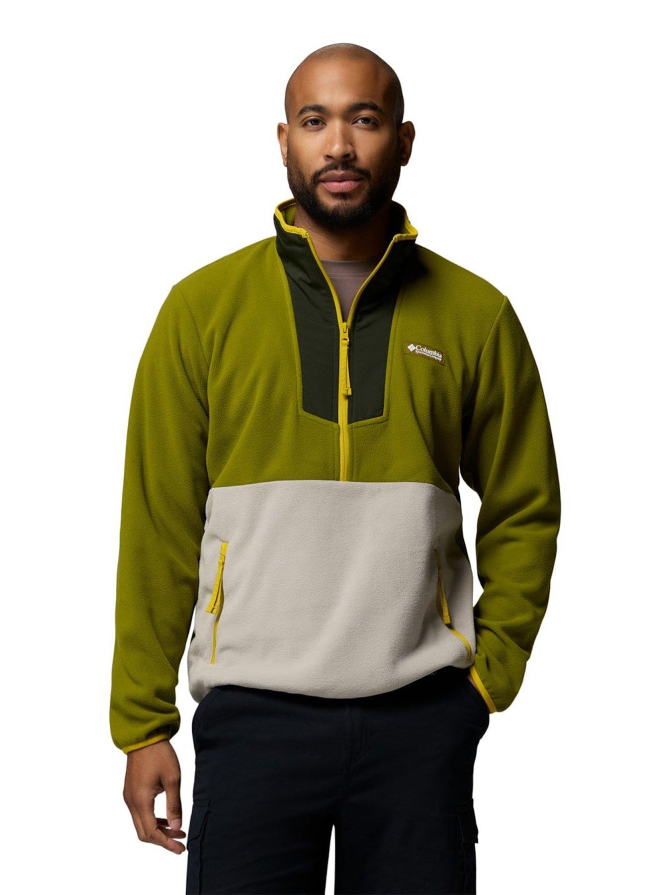 columbia-mens-sequoia-grove-half-zip-fleece-green