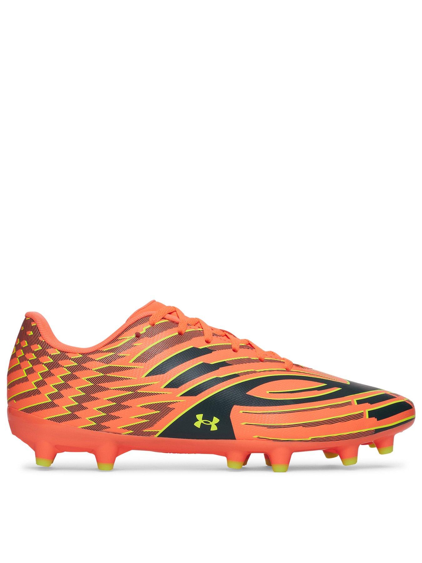 UNDER ARMOUR Mens Shadow Club Football Boots - Orange