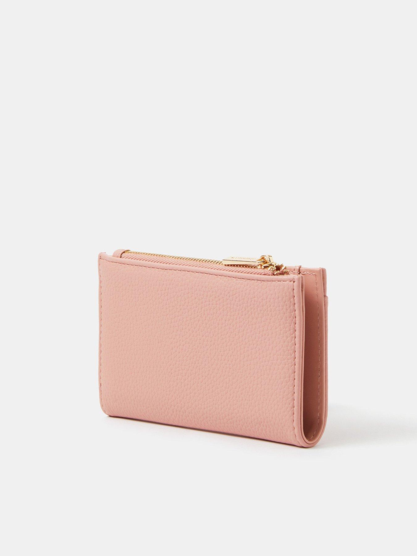 Image 2 of 3 of Accessorize Slimline Zip Purse - Pink