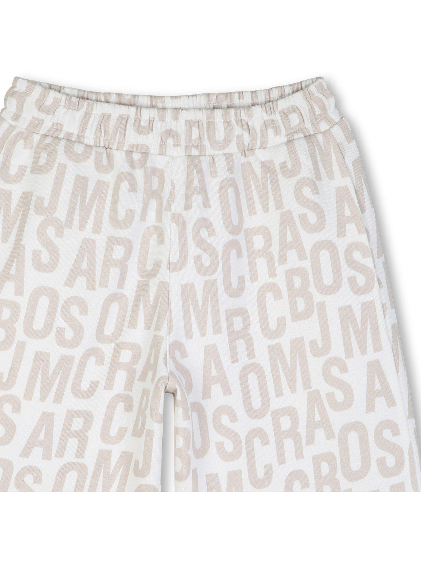Image 3 of 3 of MARC JACOBS Boys Mongram Print Shorts - Ivory