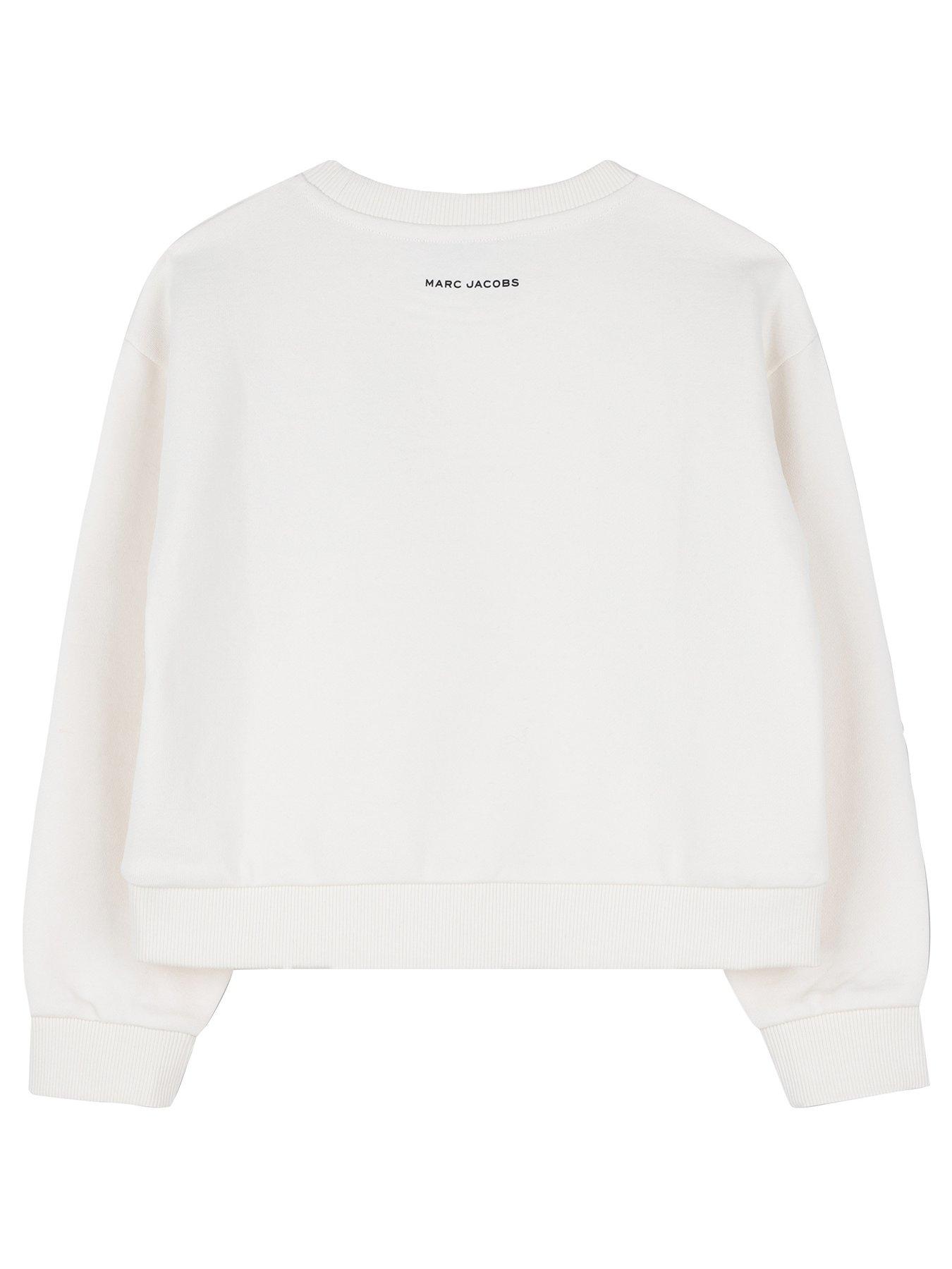 Image 3 of 4 of MARC JACOBS Girls Daisy Sweatshirt - White