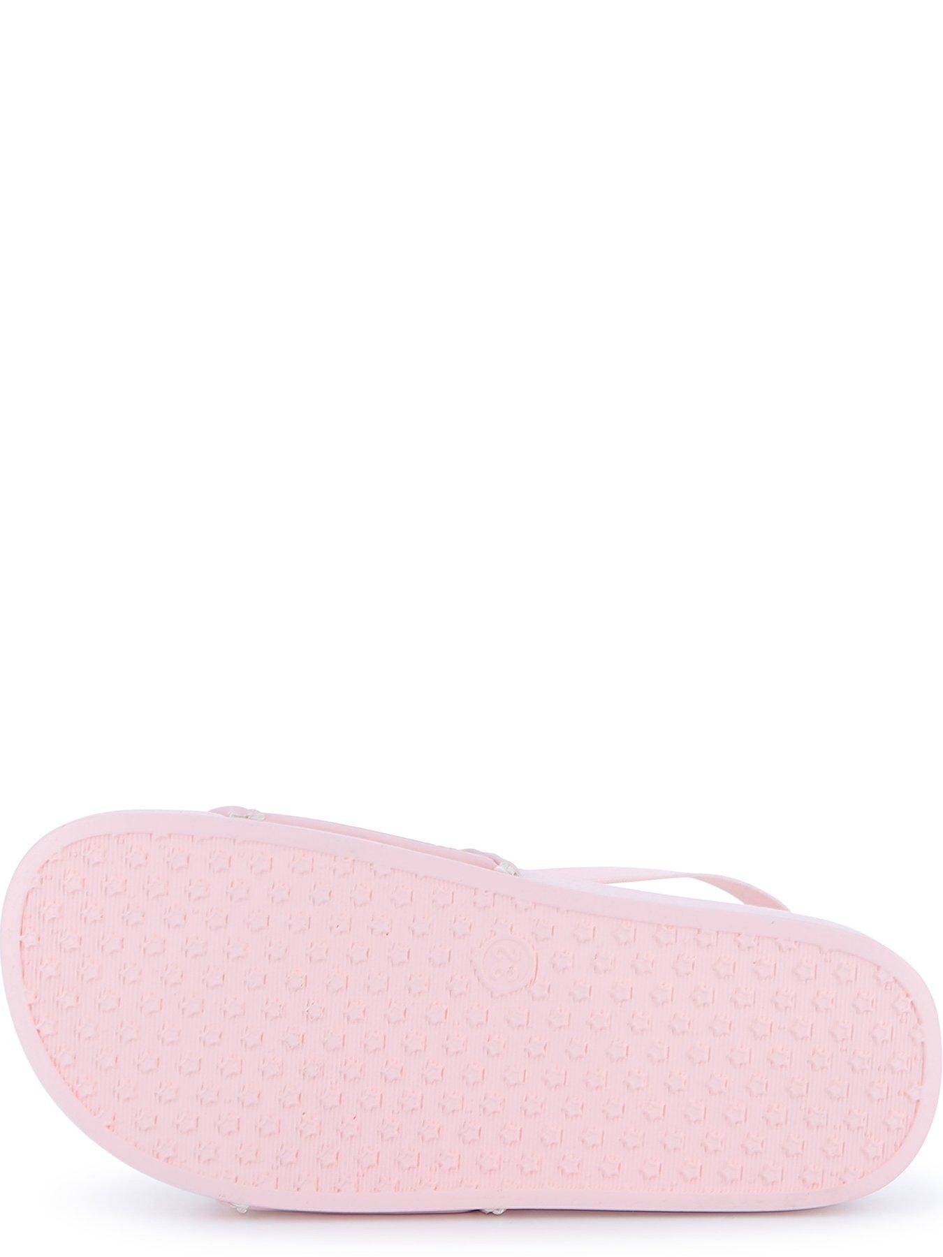 Image 5 of 6 of Billieblush Girls Sequin Sliders - Light Pink