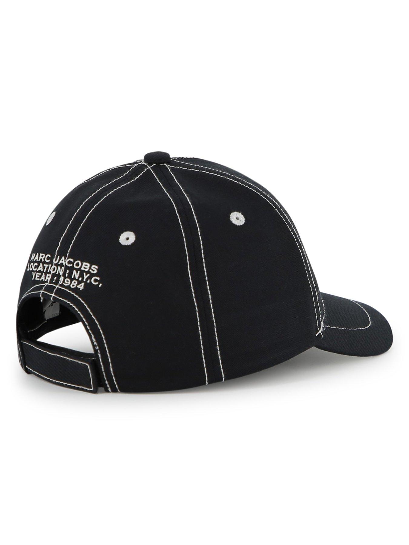  image of marc-jacobs-boys-logo-cap-black