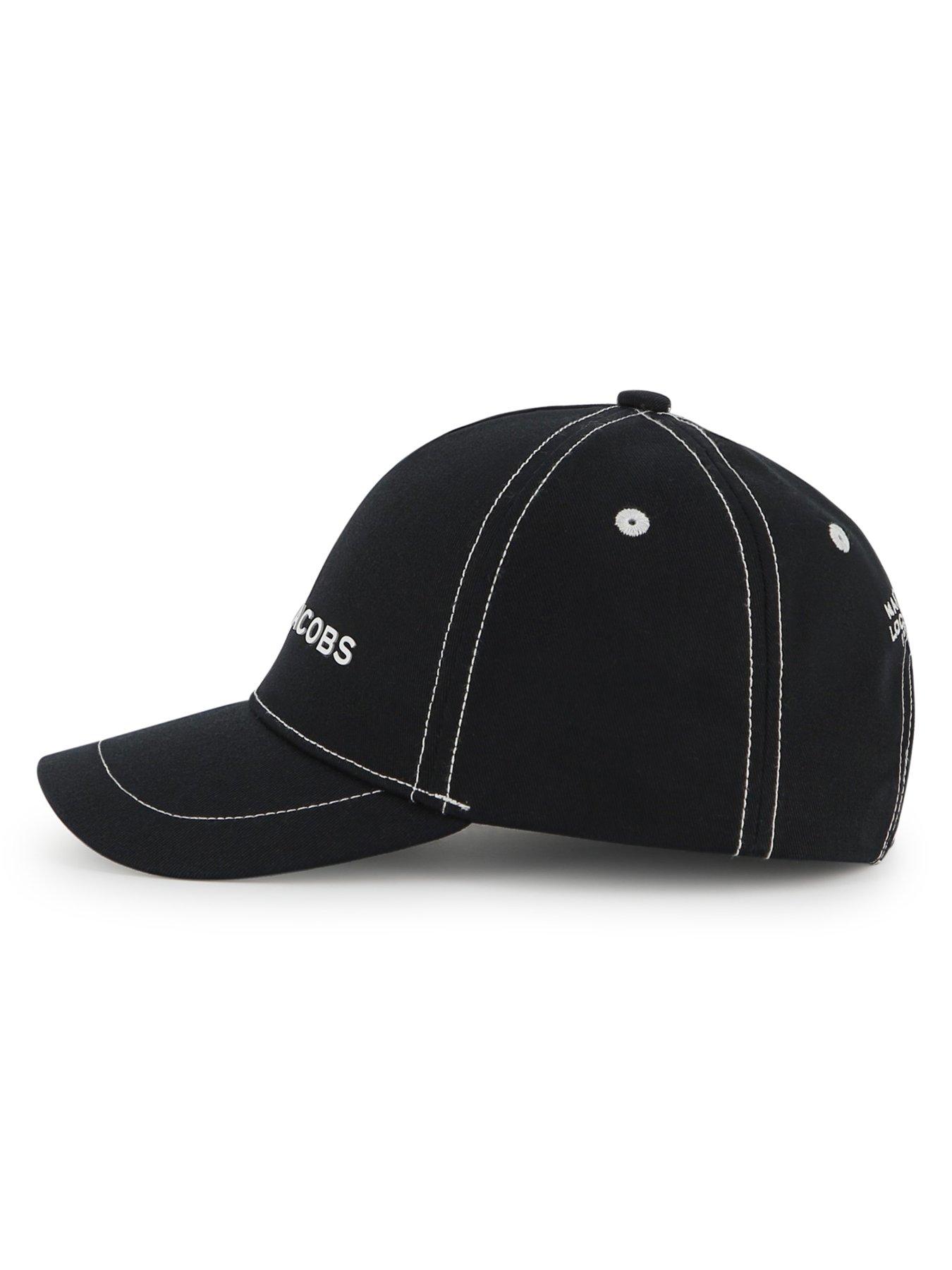  image of marc-jacobs-boys-logo-cap-black