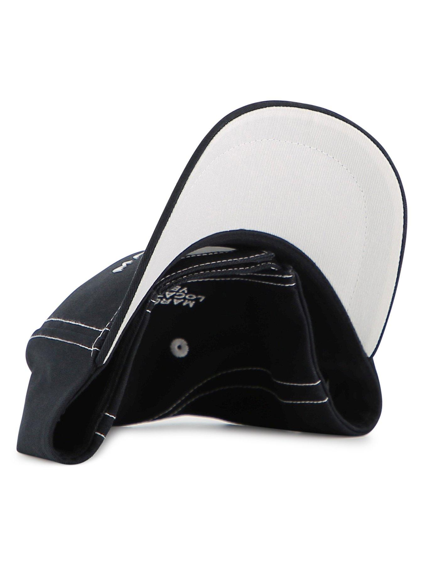  image of marc-jacobs-boys-logo-cap-black