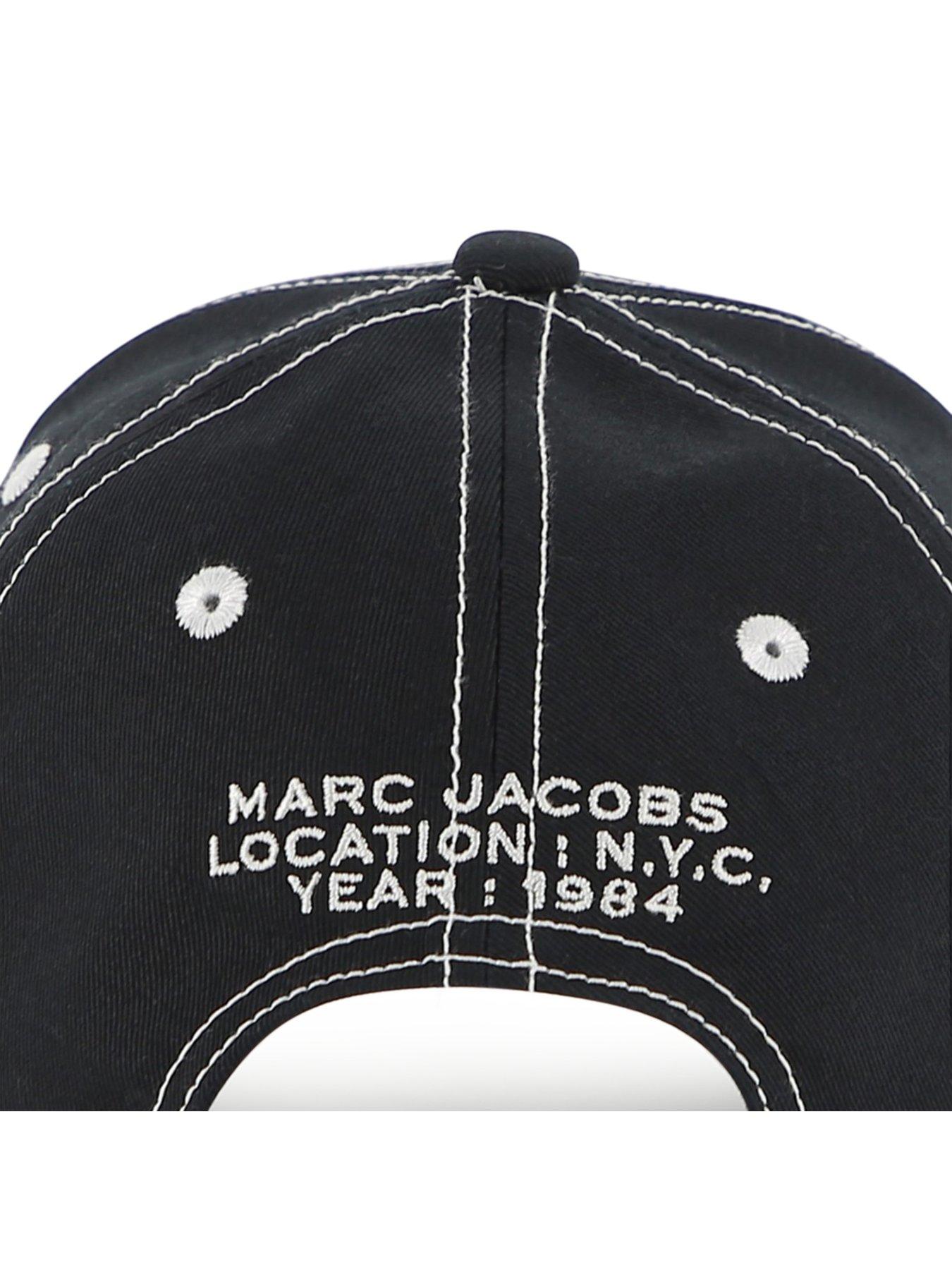  image of marc-jacobs-boys-logo-cap-black
