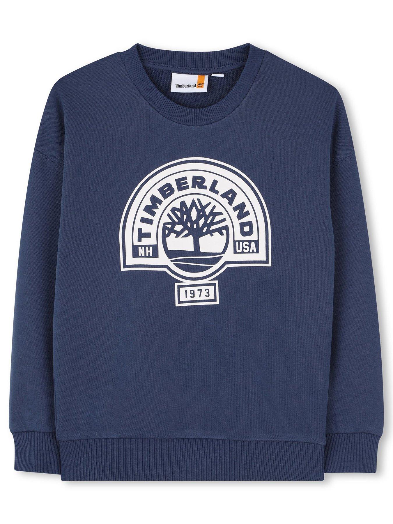  image of timberland-boys-sweatshirt-blue