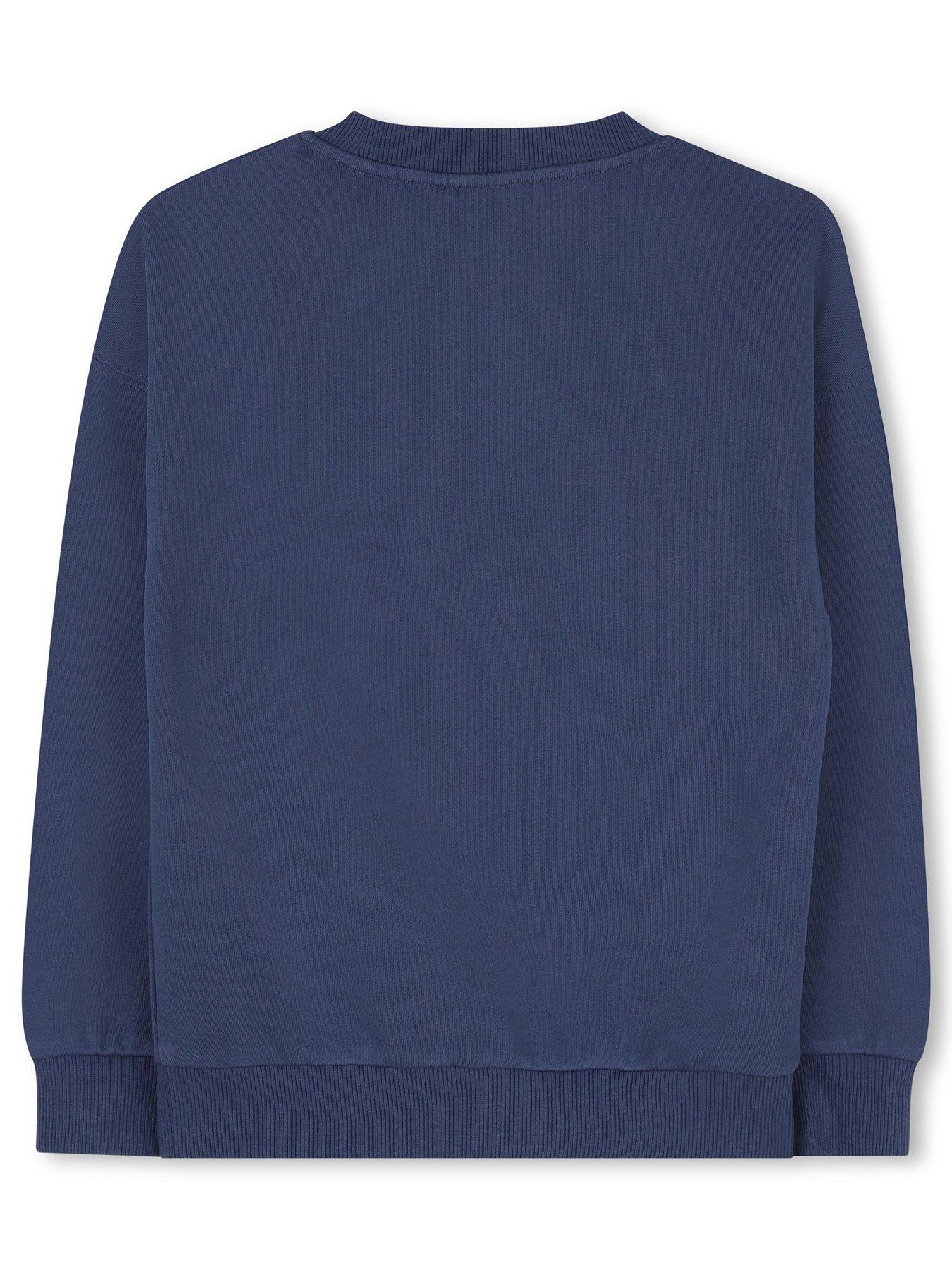  image of timberland-boys-sweatshirt-blue