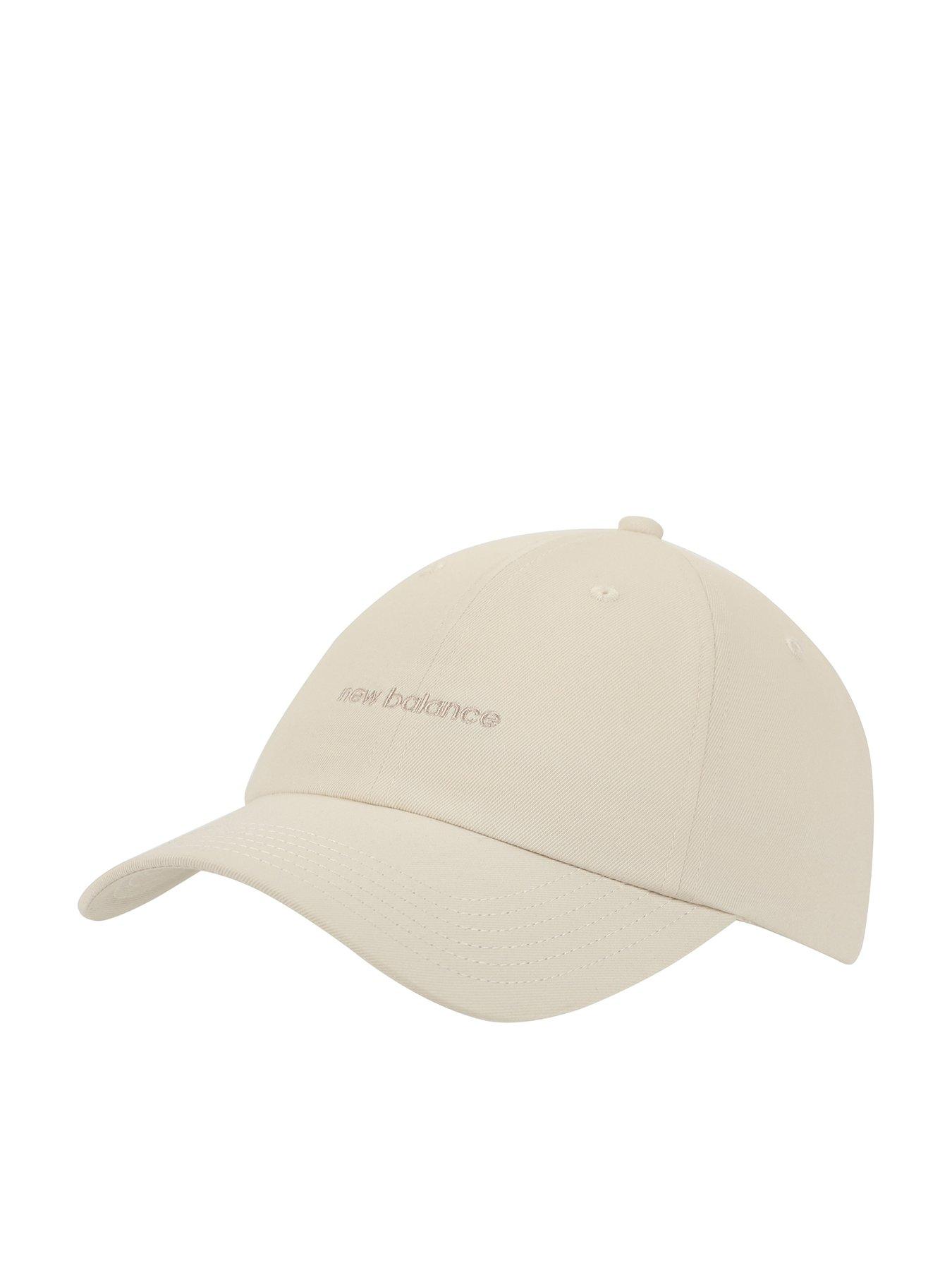 image of new-balance-womens-6-panel-linear-logo-hat-white